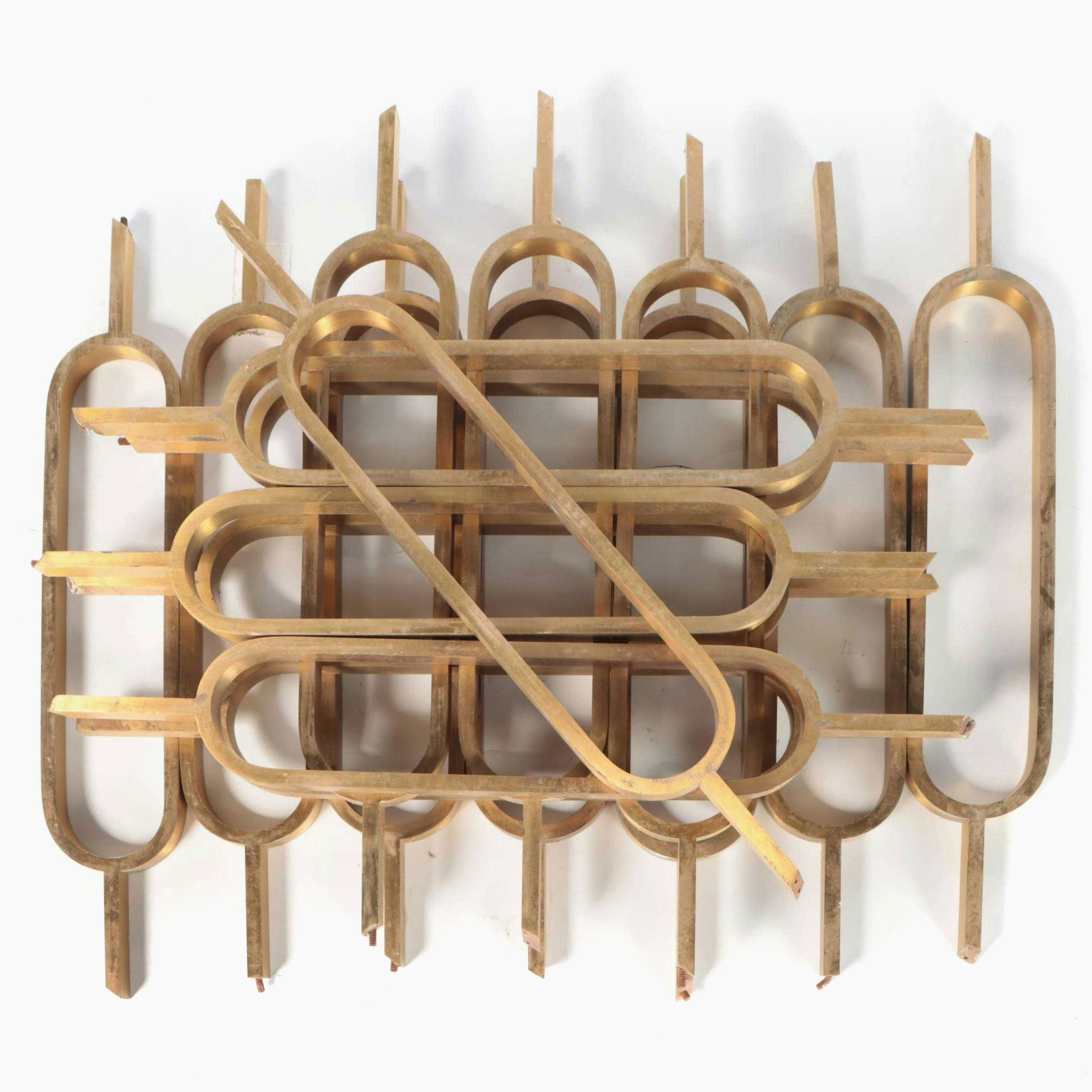 Oval Brass Balusters