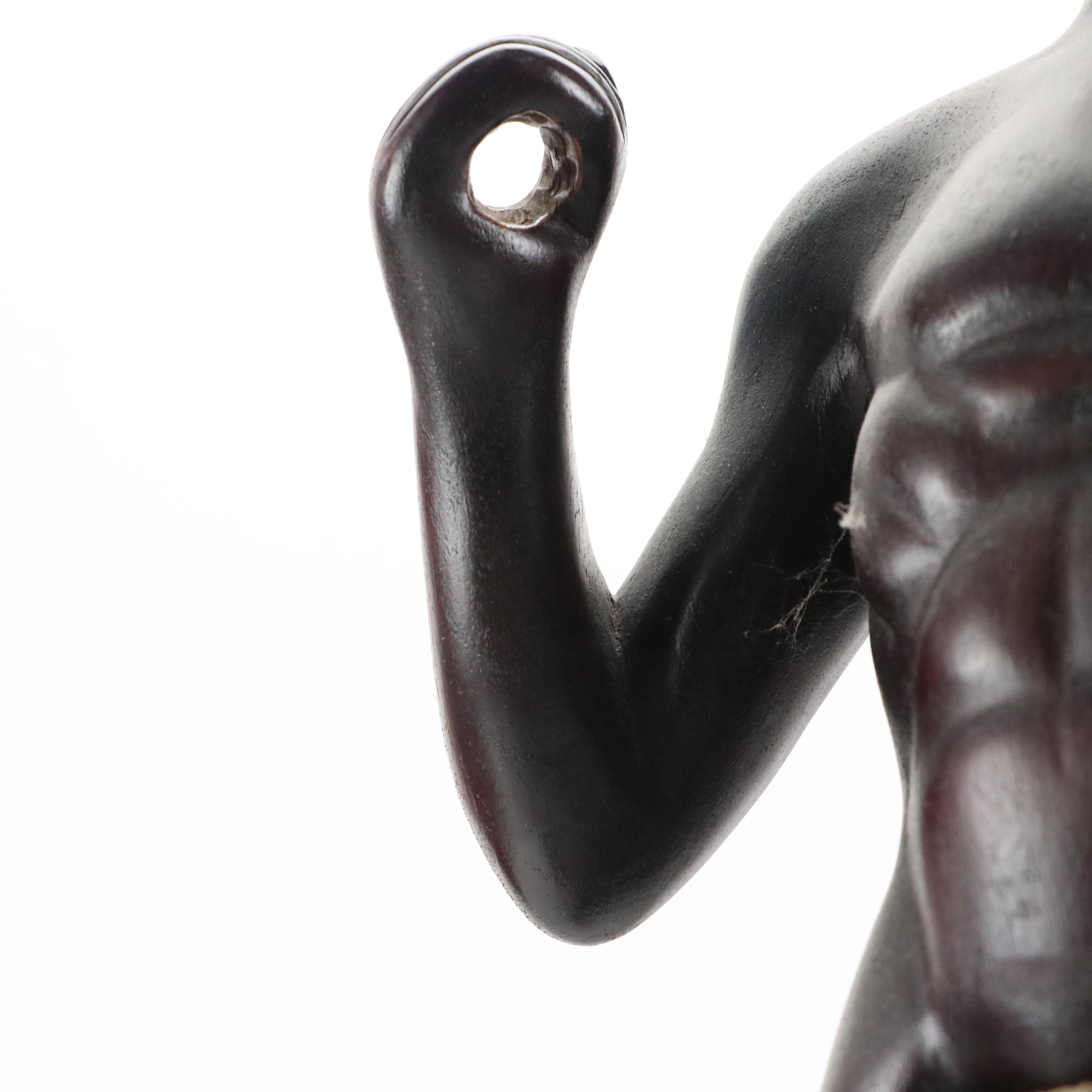 Philippine Carved Ifugao Warrior With Woven Wrap