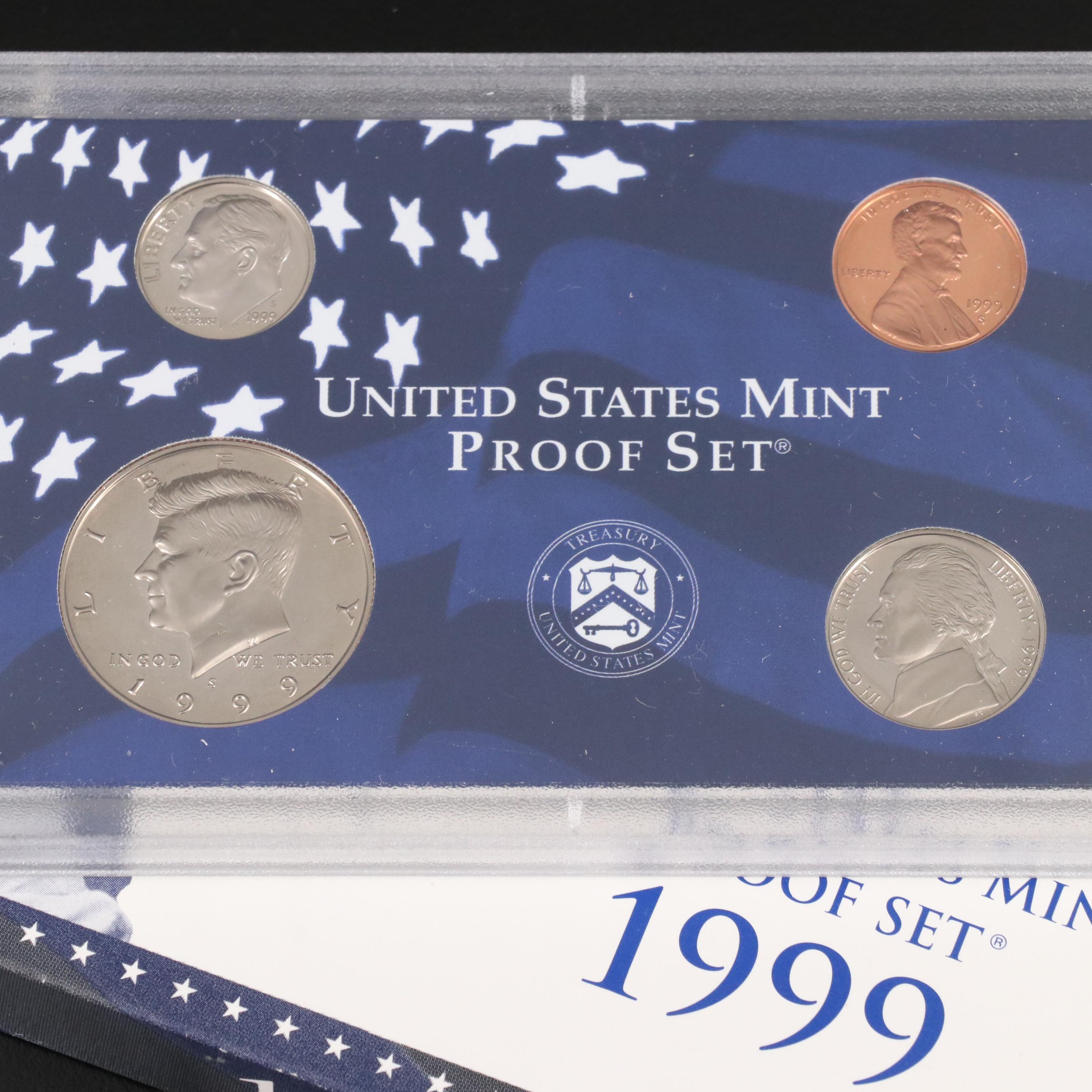 Thirty-Eight Different U.S. Mint Proof Sets, 1968 to 2005