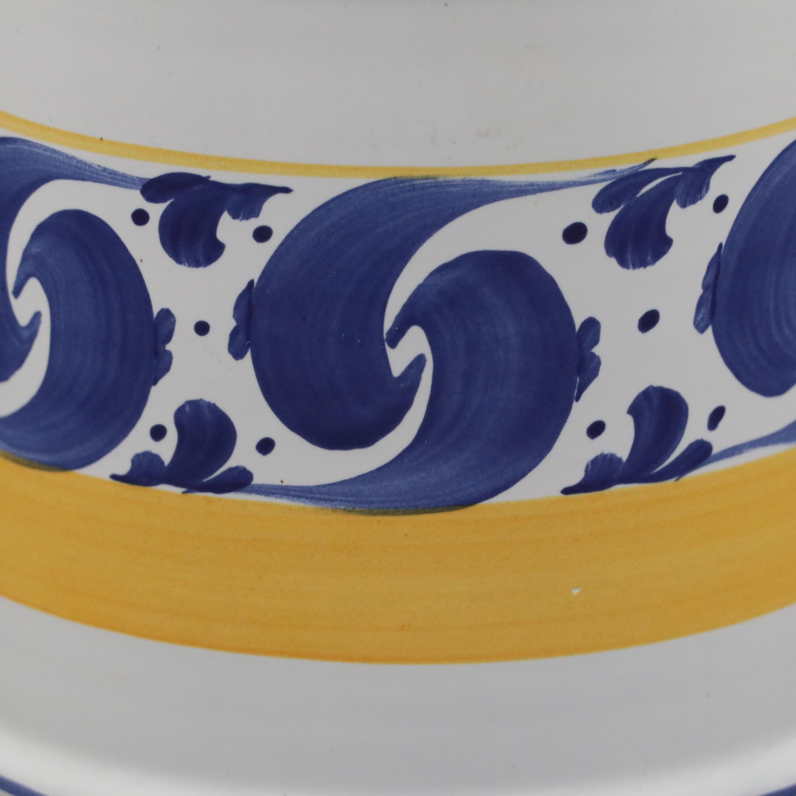 Herend Village Pottery "Splash" Canister