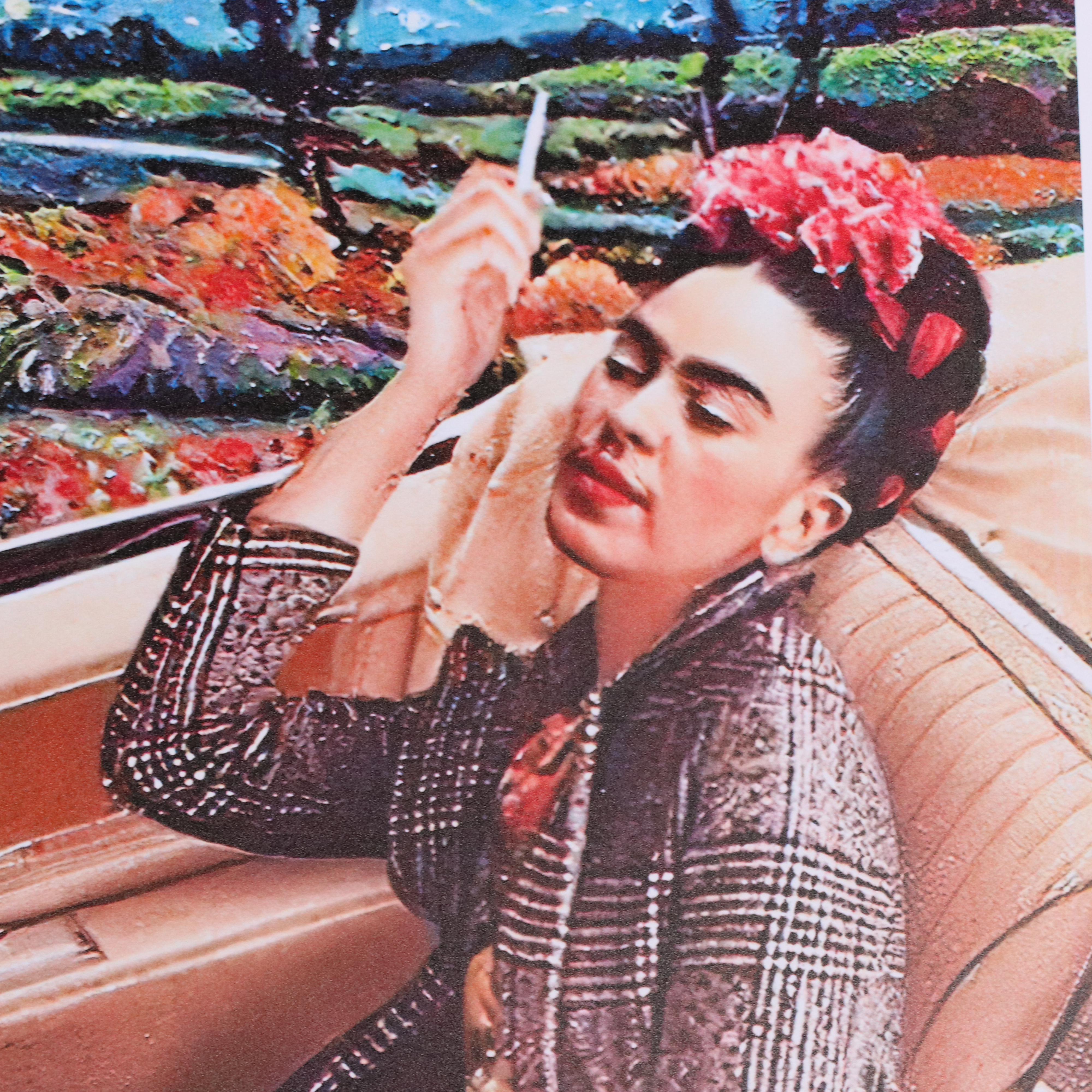 Giclée Poster of Frida Kahlo, Salvador Dalí, and Vincent Van Gogh in a