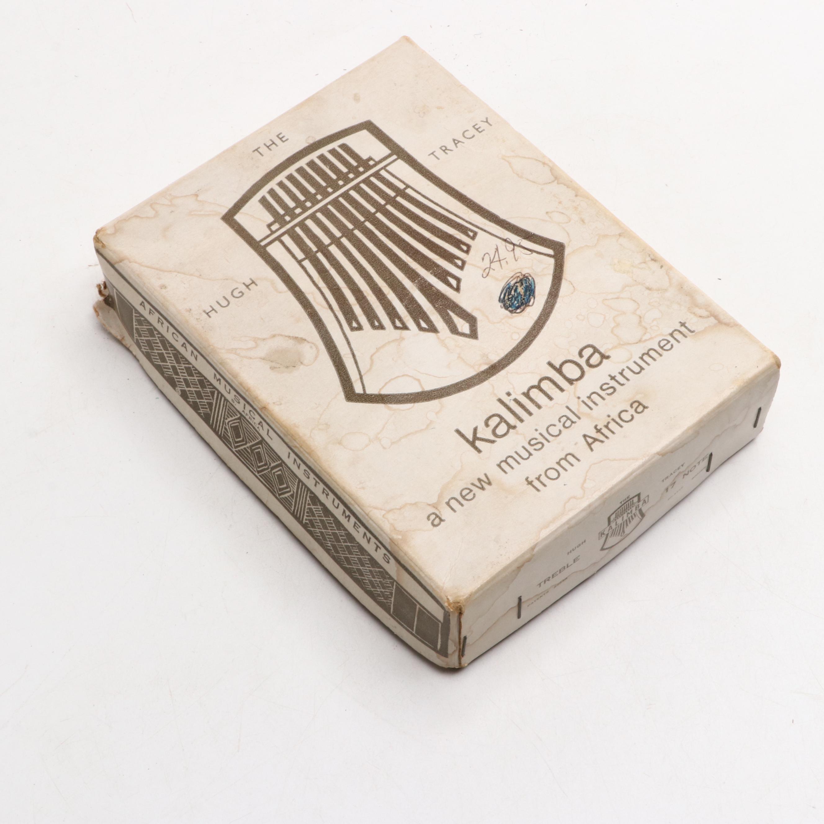 South African "Hugh Tracey Kalimba" Kiaat Wood Thumb Piano