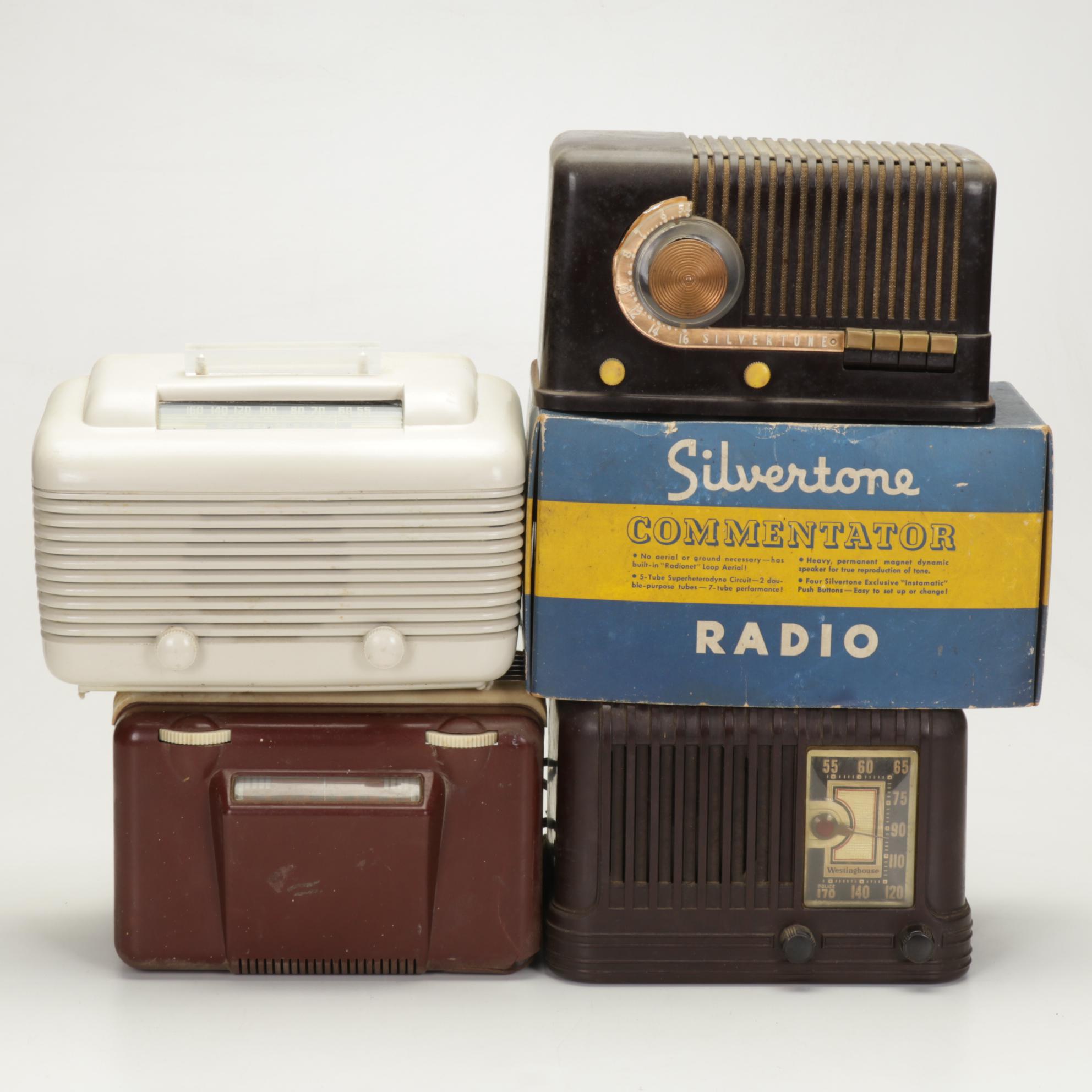 Crosley, Westinghouse, Silvertone and Setchell Carlson Tube Radios