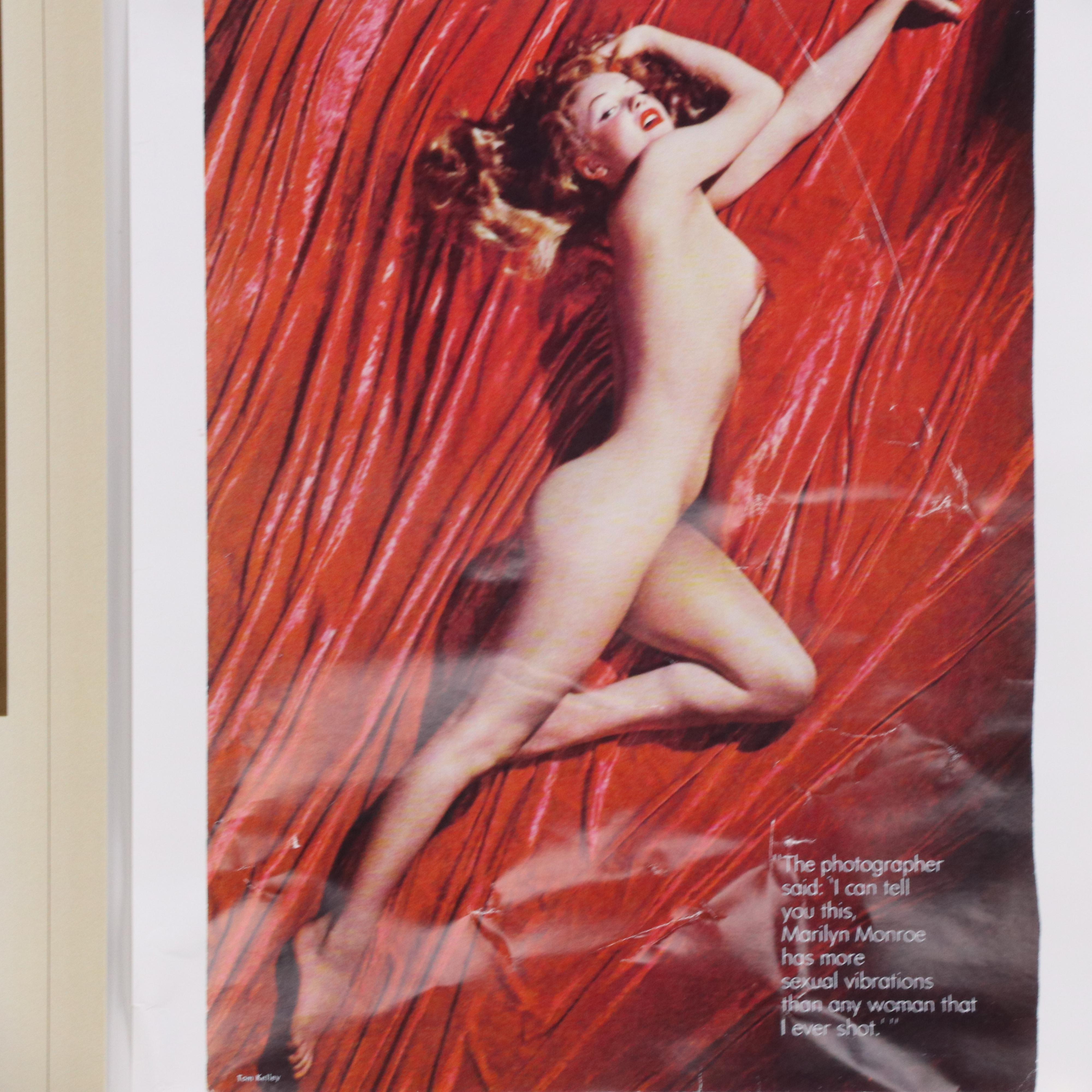 1957 Marilyn Monroe Pin-Up Calendar for Rick's Auto Repair, Long Beach