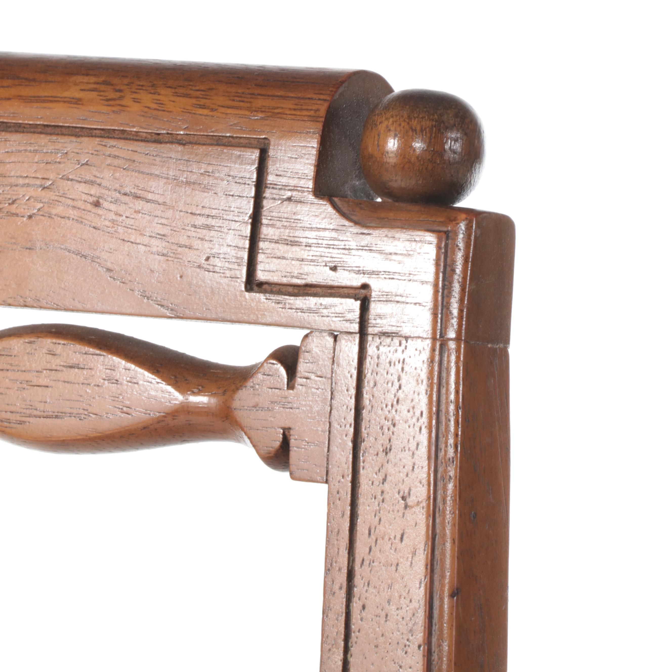 Thomasville Seven-Piece Spanish Colonial Style Iron-Mounted Pecan Dining Set