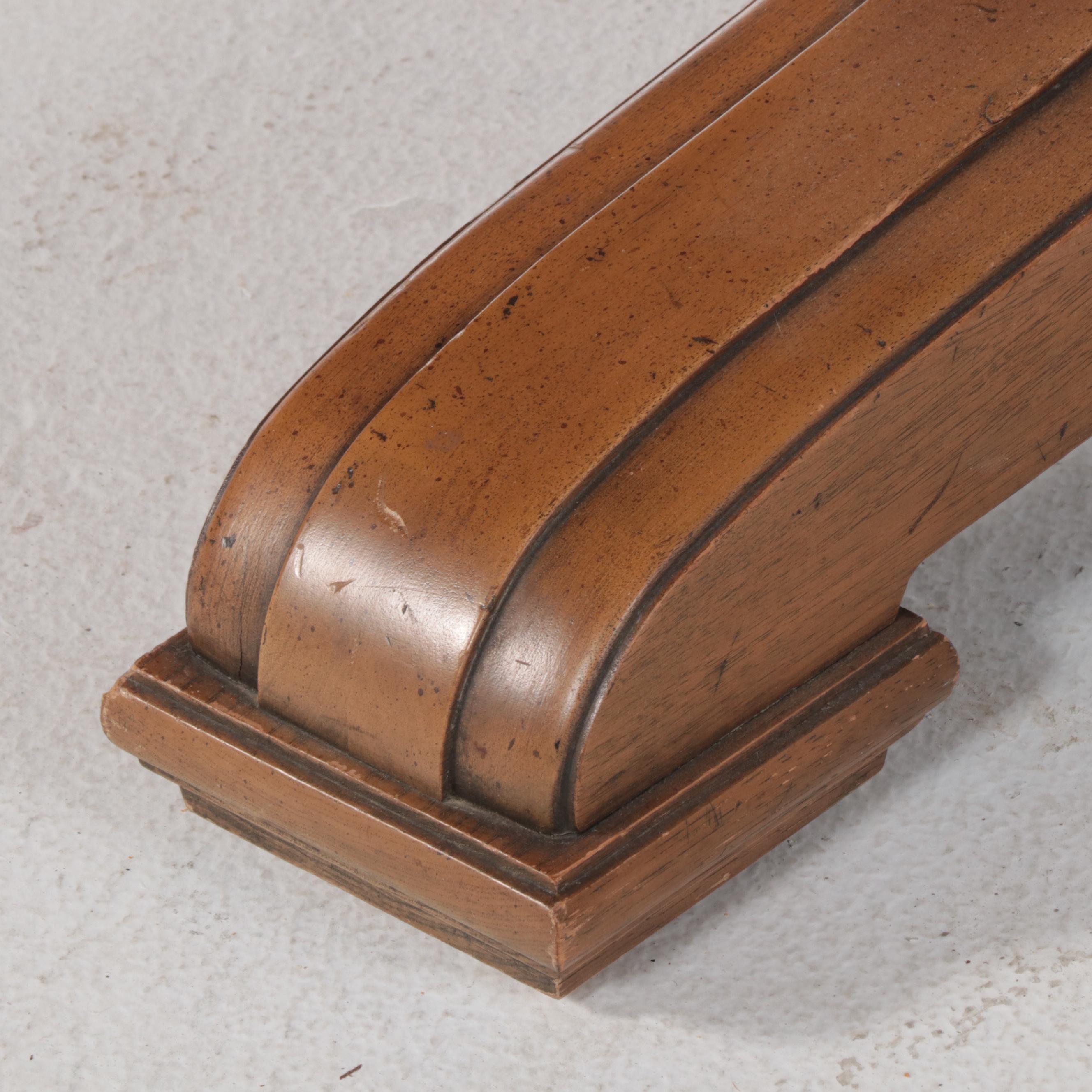 Thomasville Seven-Piece Spanish Colonial Style Iron-Mounted Pecan Dining Set