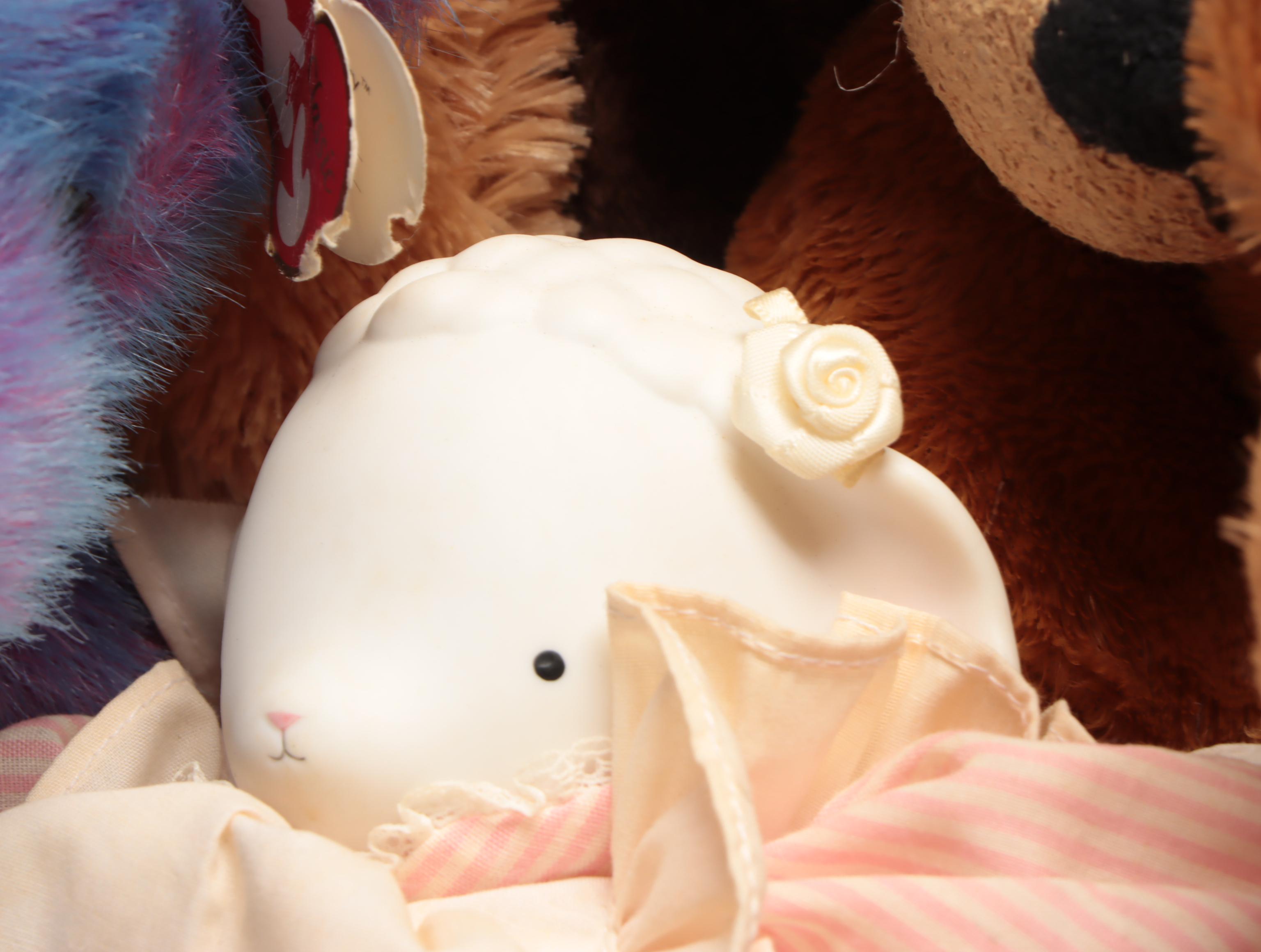 Walt Disney "Skippy", Tiger "Furby", and Other Stuffed Animal Toys, Late 20th C.