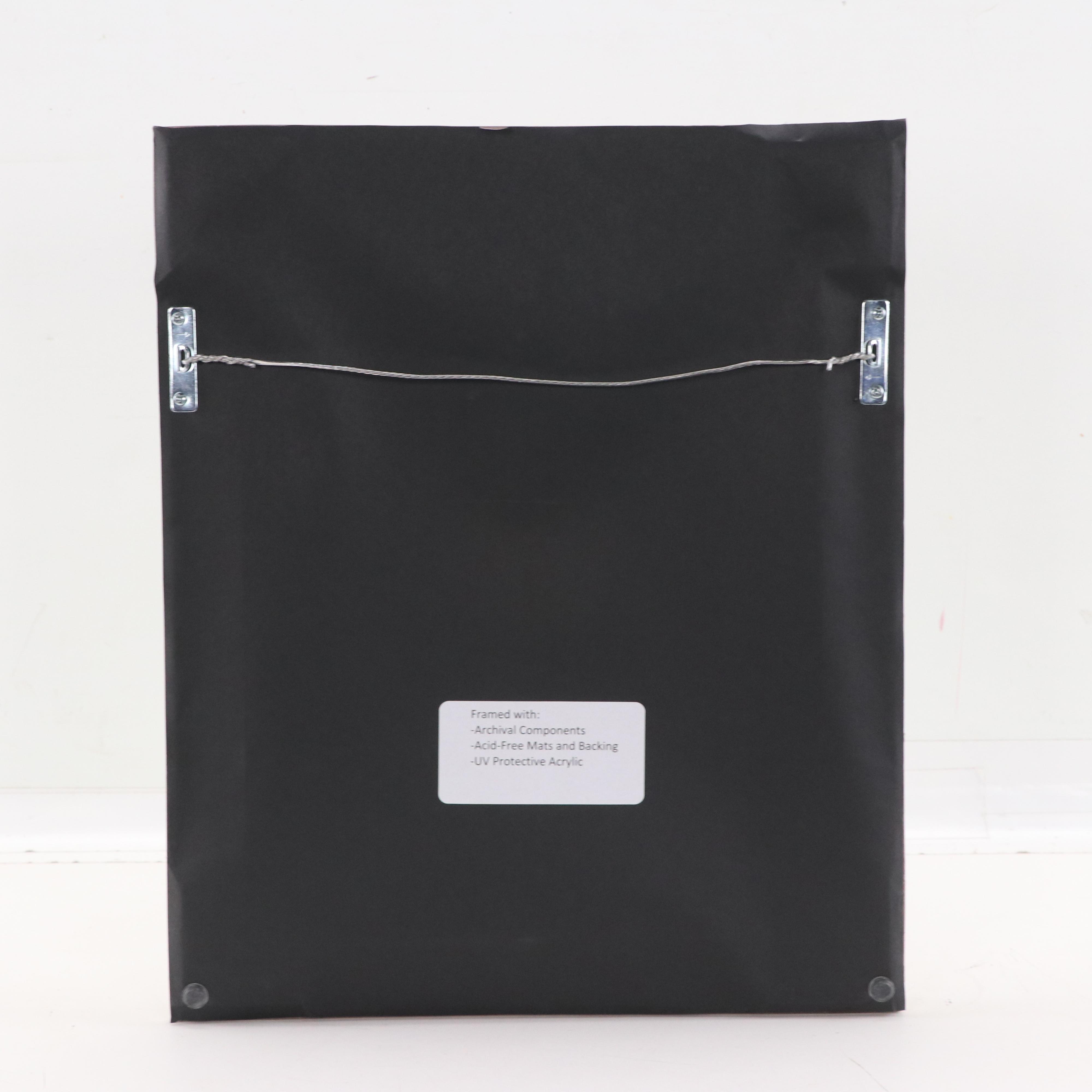 Marc Chagall Lithograph "Le Bouquet noir et bleu," 1957