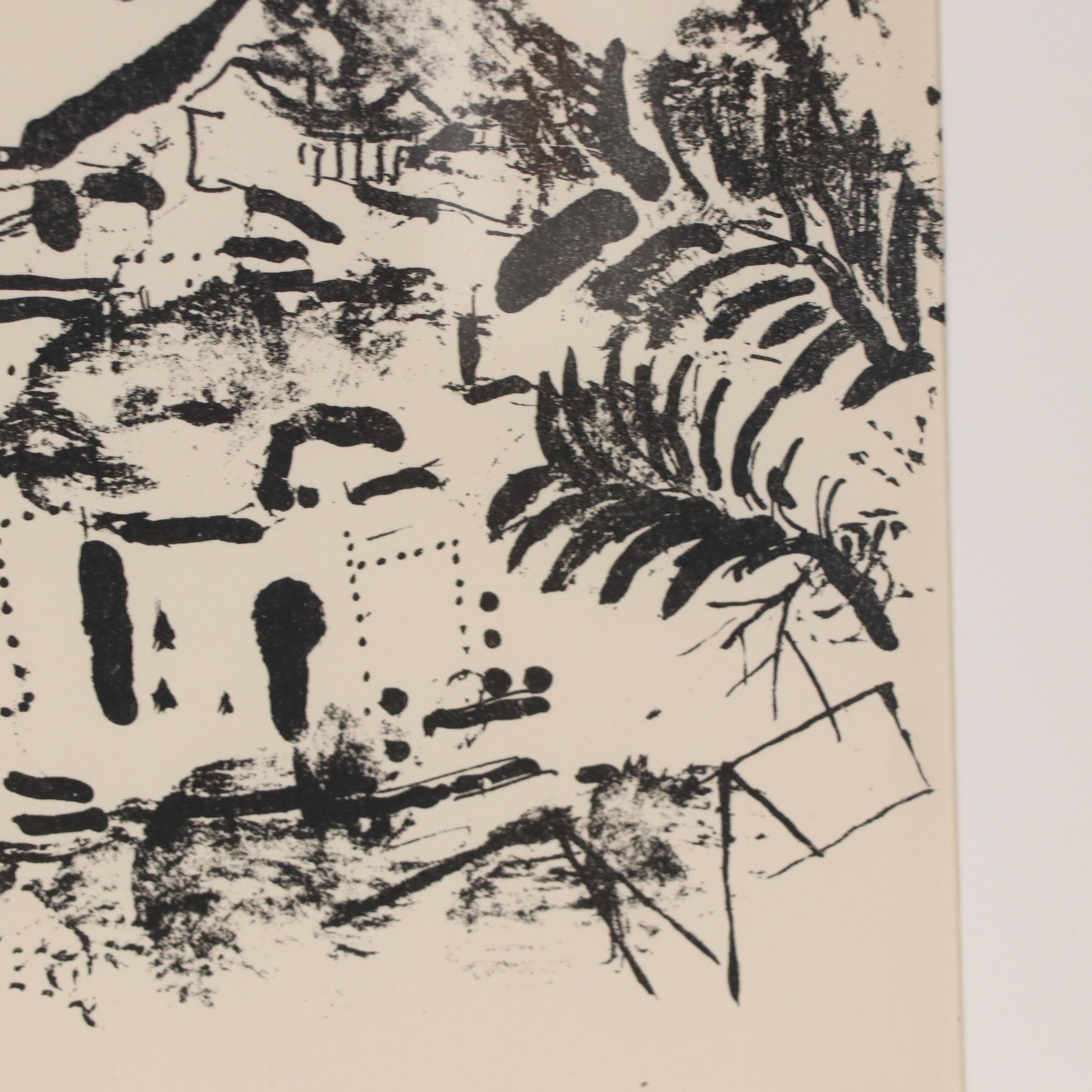 Marc Chagall Lithograph "Le Village," 1957