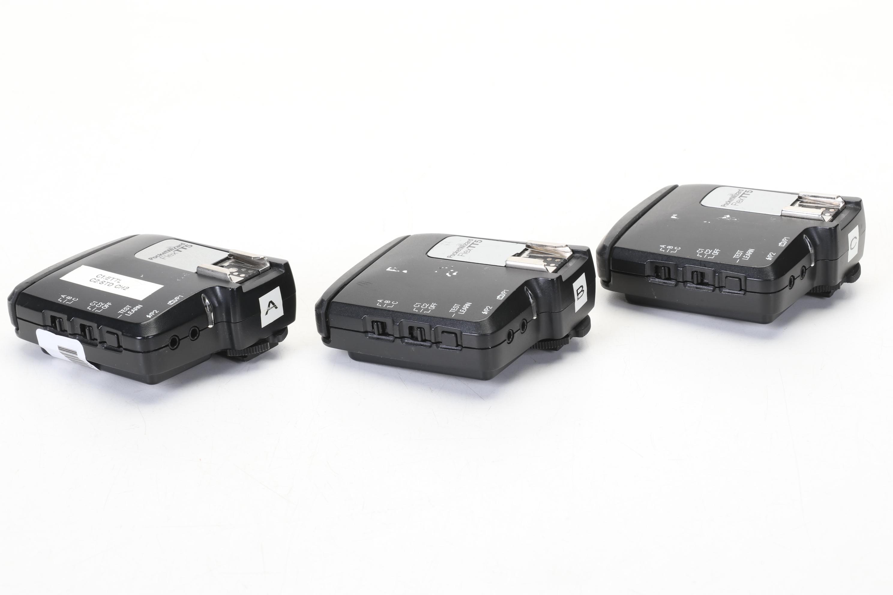 3 PocketWizard FlexTT5-Nikon Autosensing Transceivers and a AC3 Zone Controller