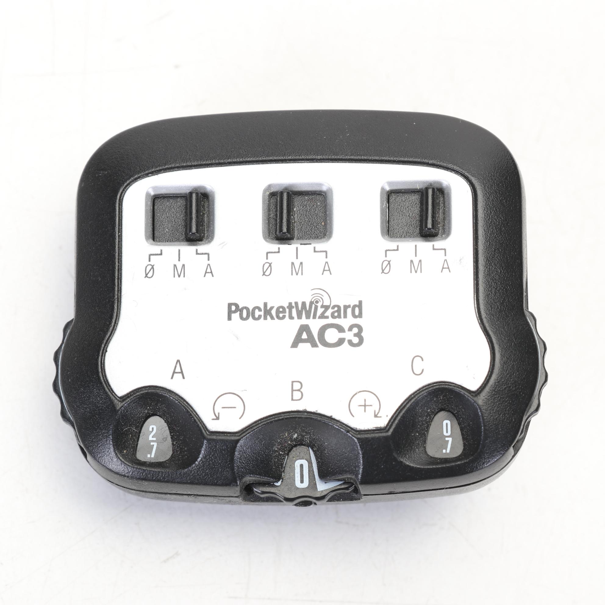 3 PocketWizard FlexTT5-Nikon Autosensing Transceivers and a AC3 Zone Controller