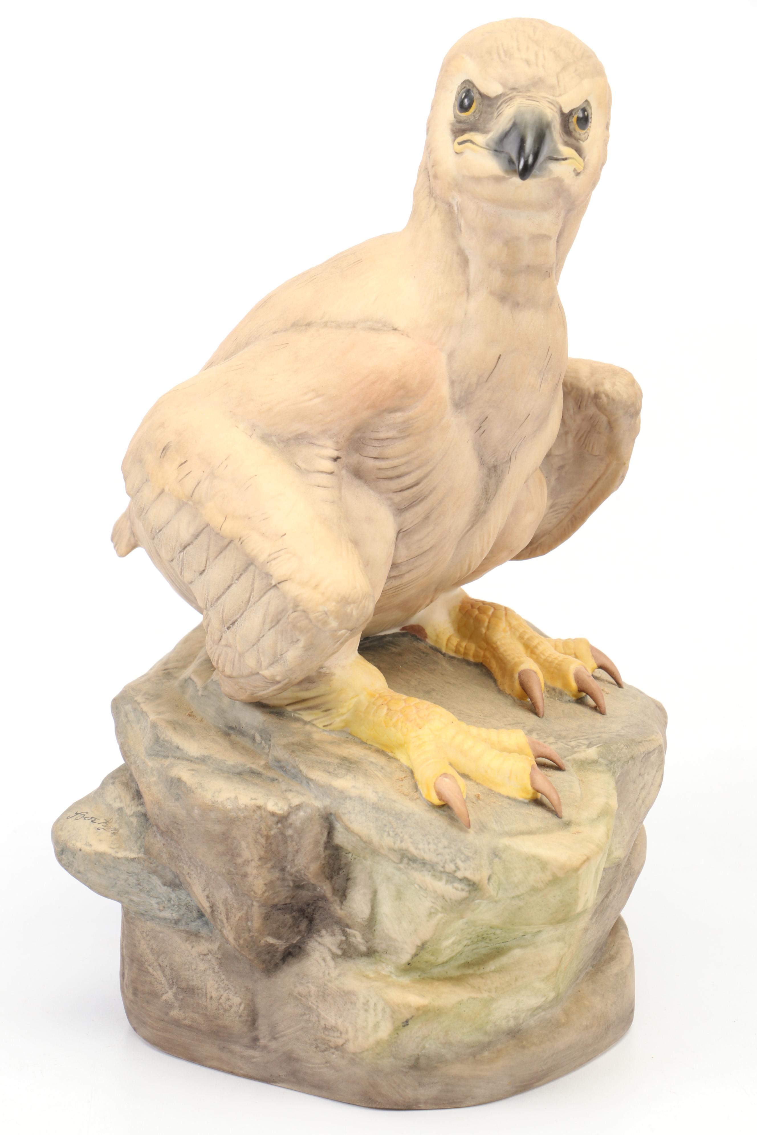 Boehm Bisque Bird Figurines with Andrea by Sadek Bisque Mallard Duck Statuttes