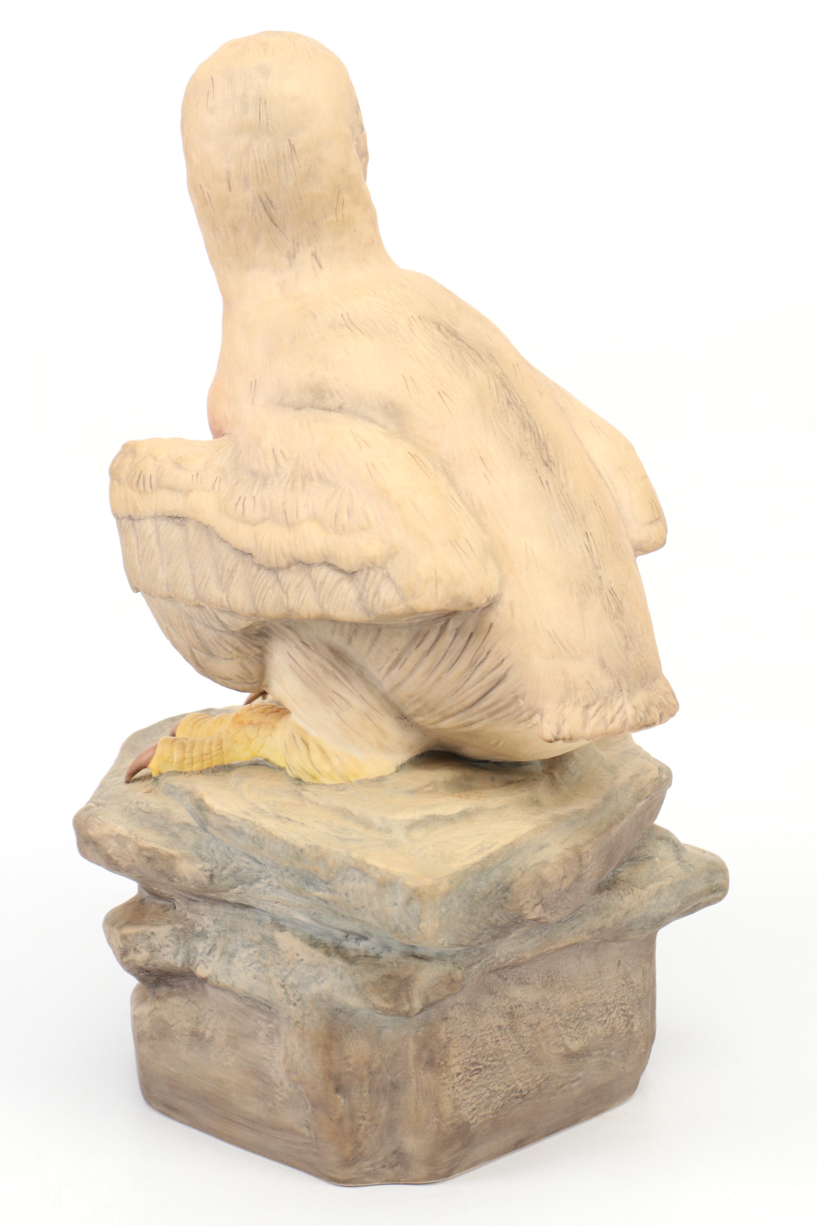 Boehm Bisque Bird Figurines with Andrea by Sadek Bisque Mallard Duck Statuttes