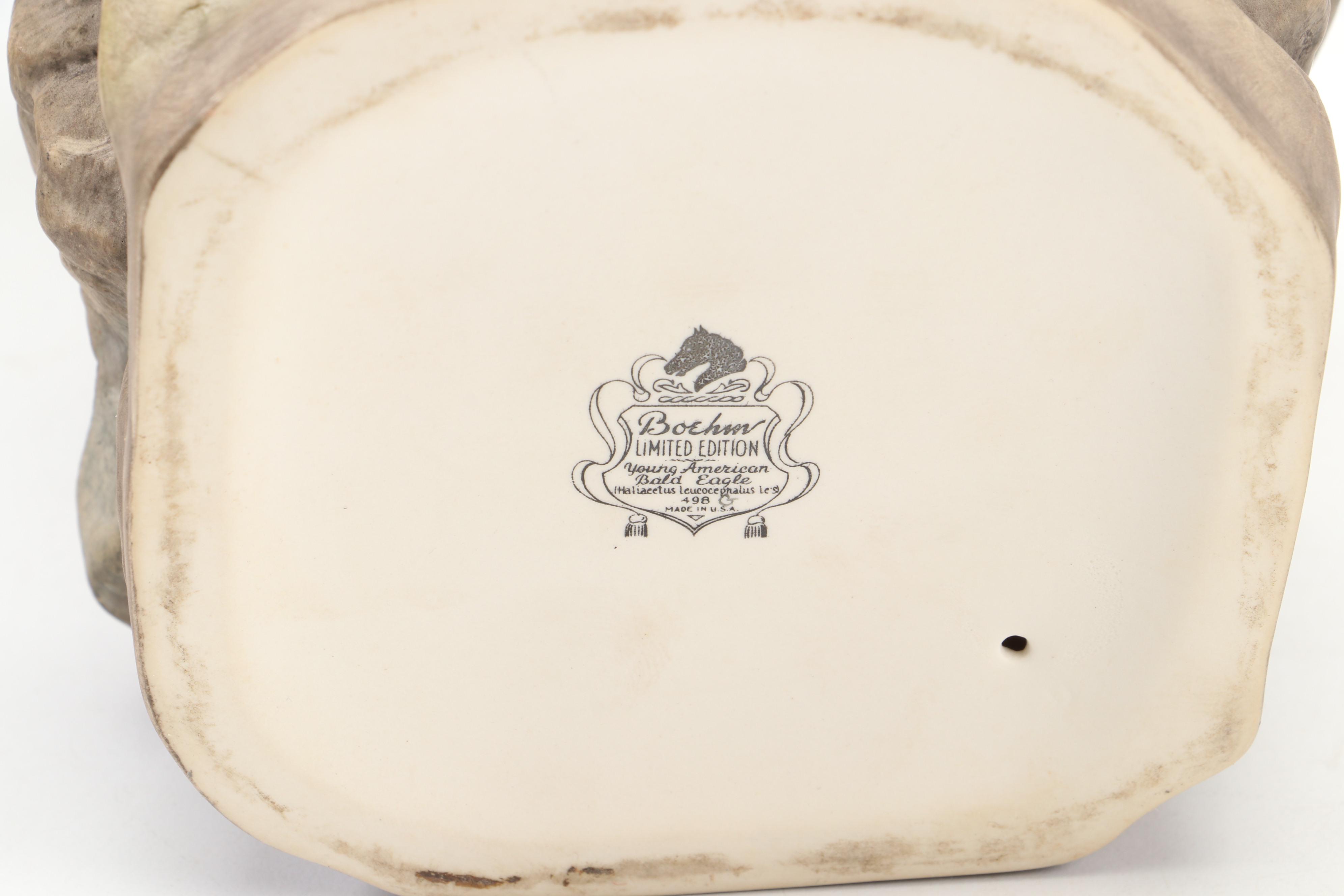 Boehm Bisque Bird Figurines with Andrea by Sadek Bisque Mallard Duck Statuttes