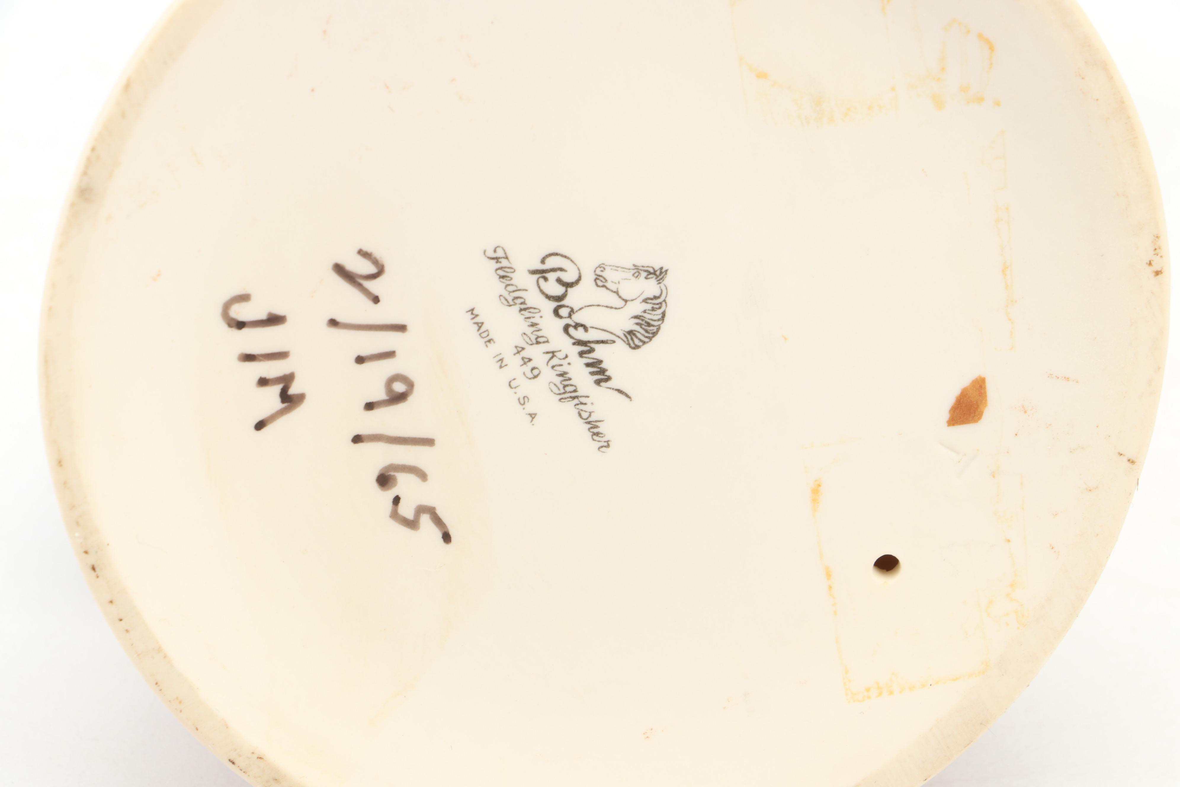 Boehm Bisque Bird Figurines with Andrea by Sadek Bisque Mallard Duck Statuttes