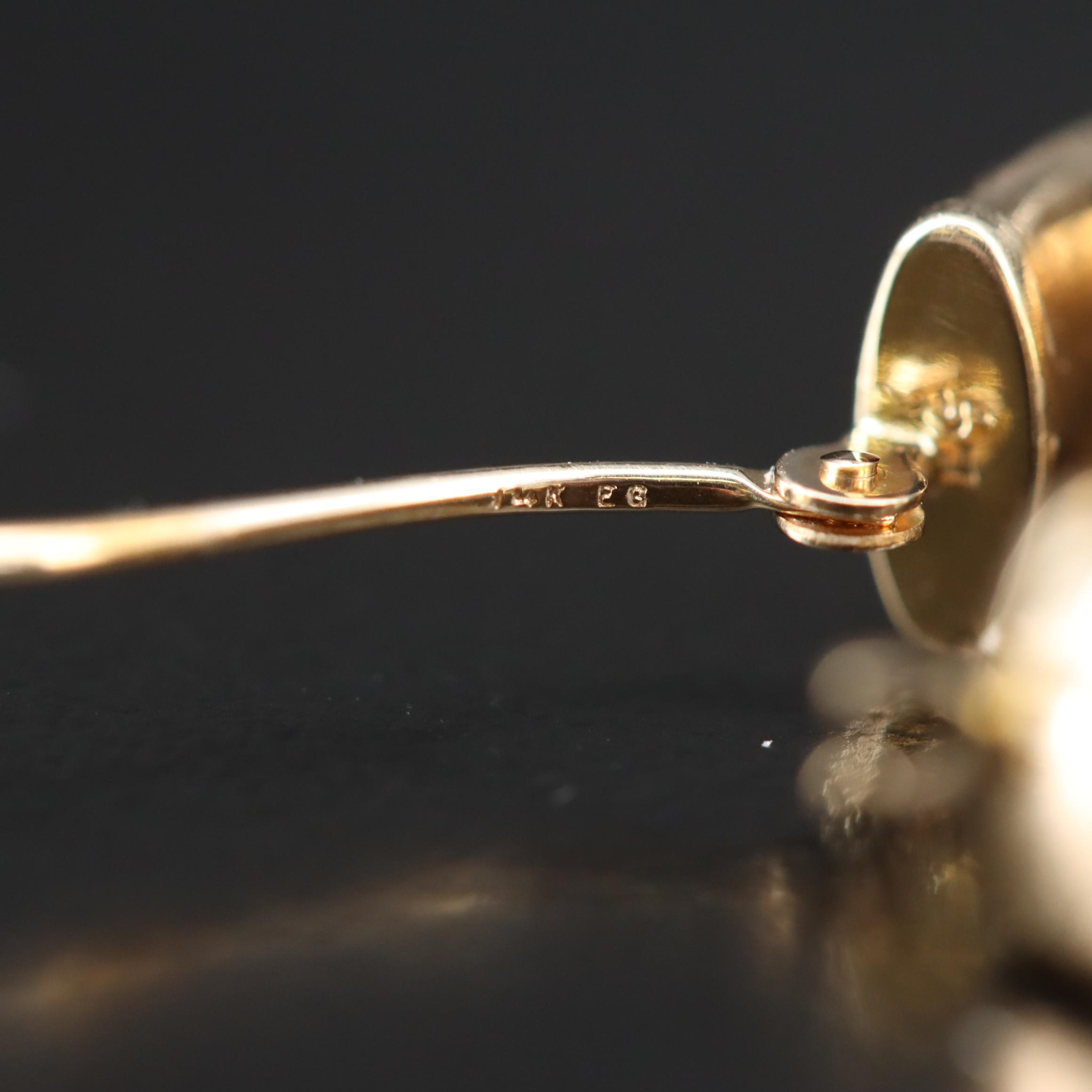 14K Wide Hoop Earrings