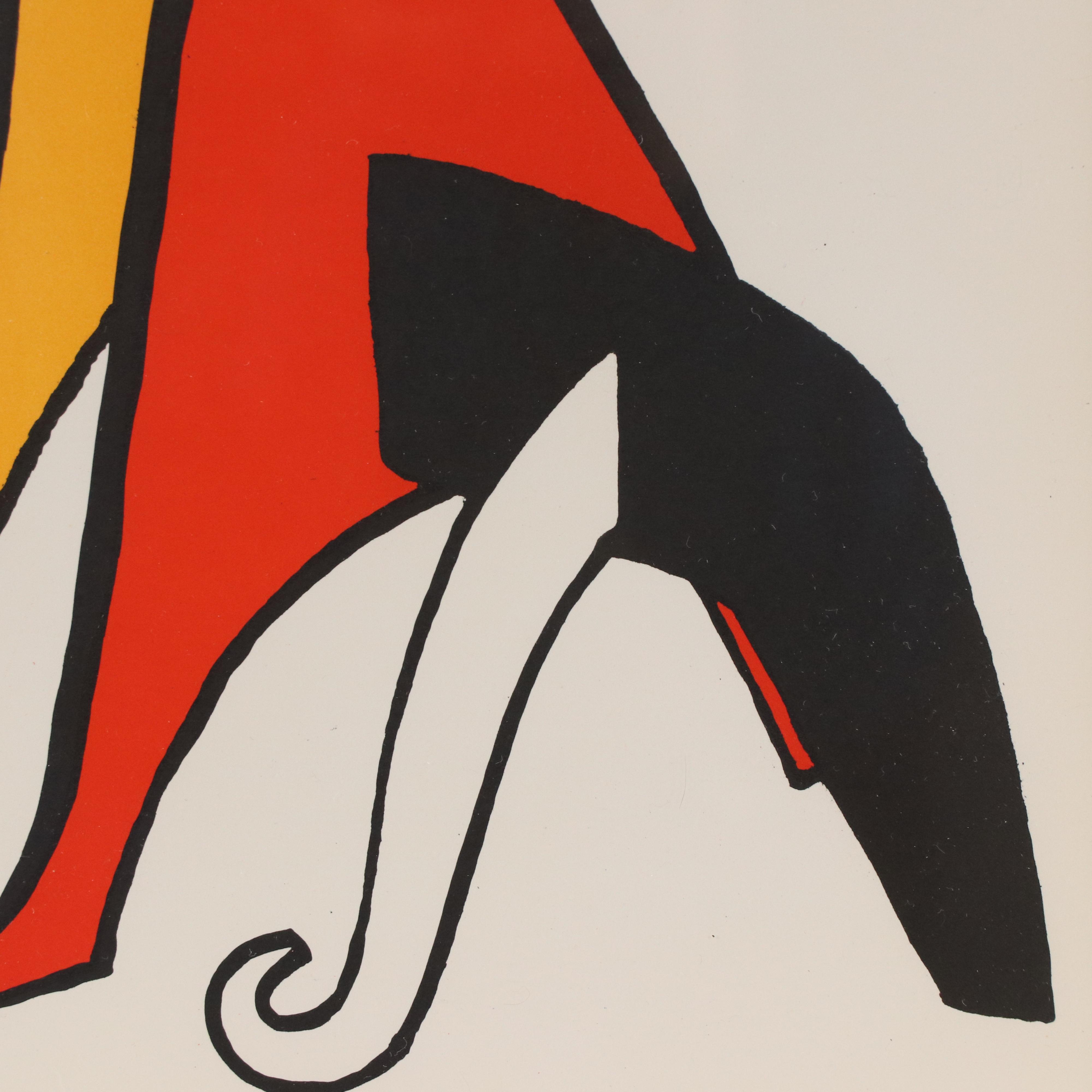 Alexander Calder Calder Lithograph for "Derrière le Miroir," 1963