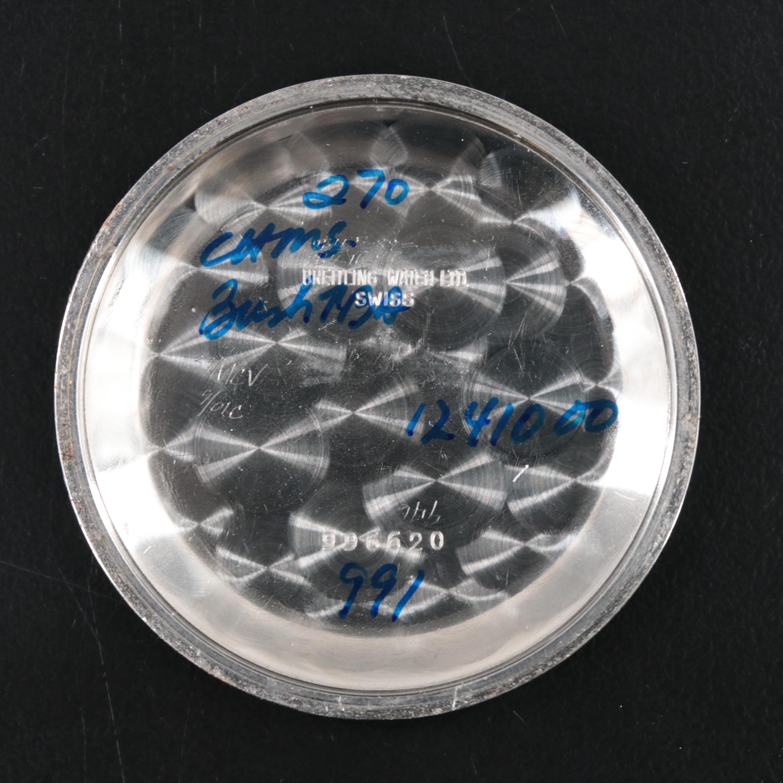 Vintage Breitling Navitimer Manual Wind Watch