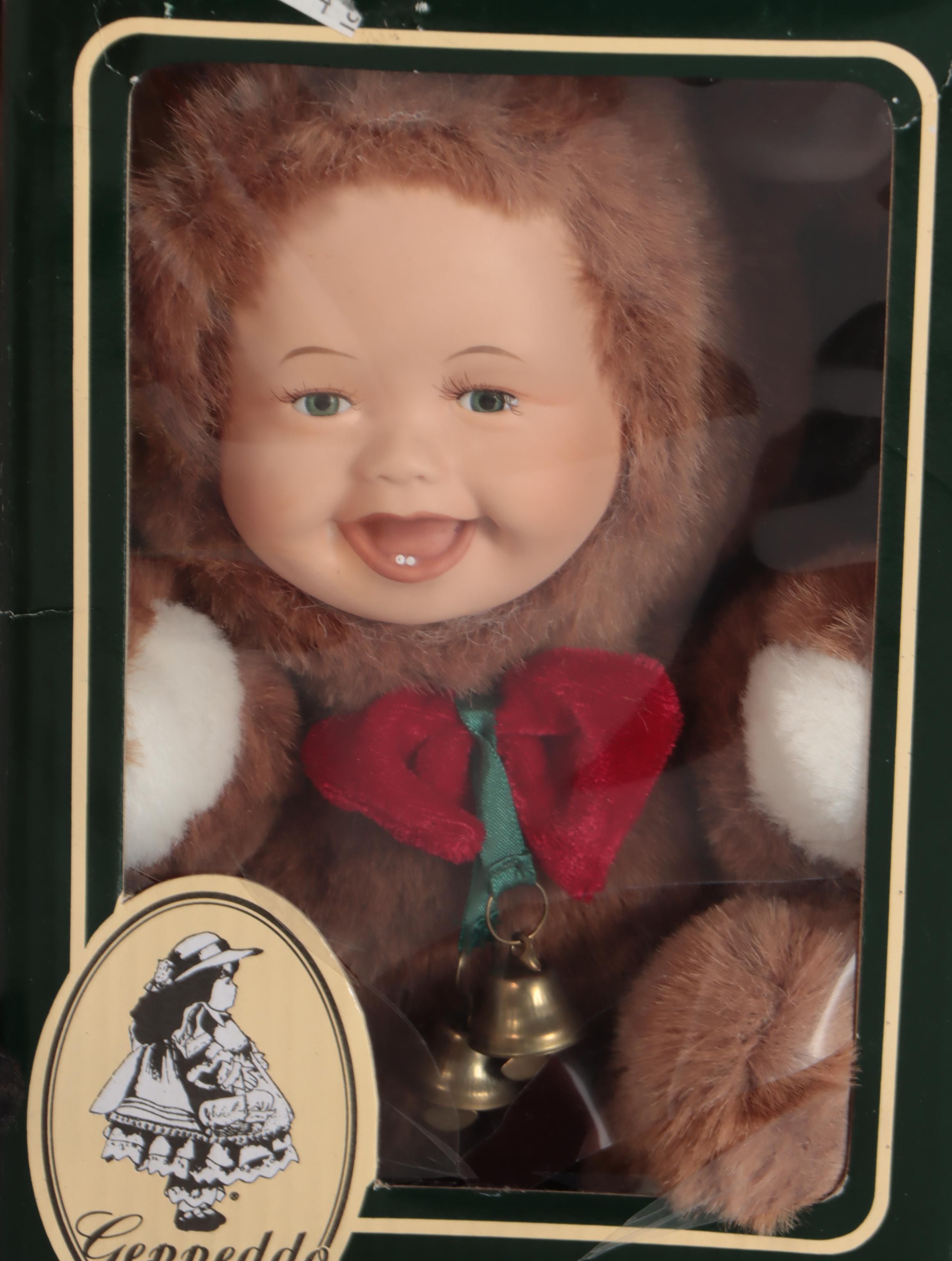 Ashton Drake Galleries Porcelain Doll with Anne Geddes and Other Costumed Dolls