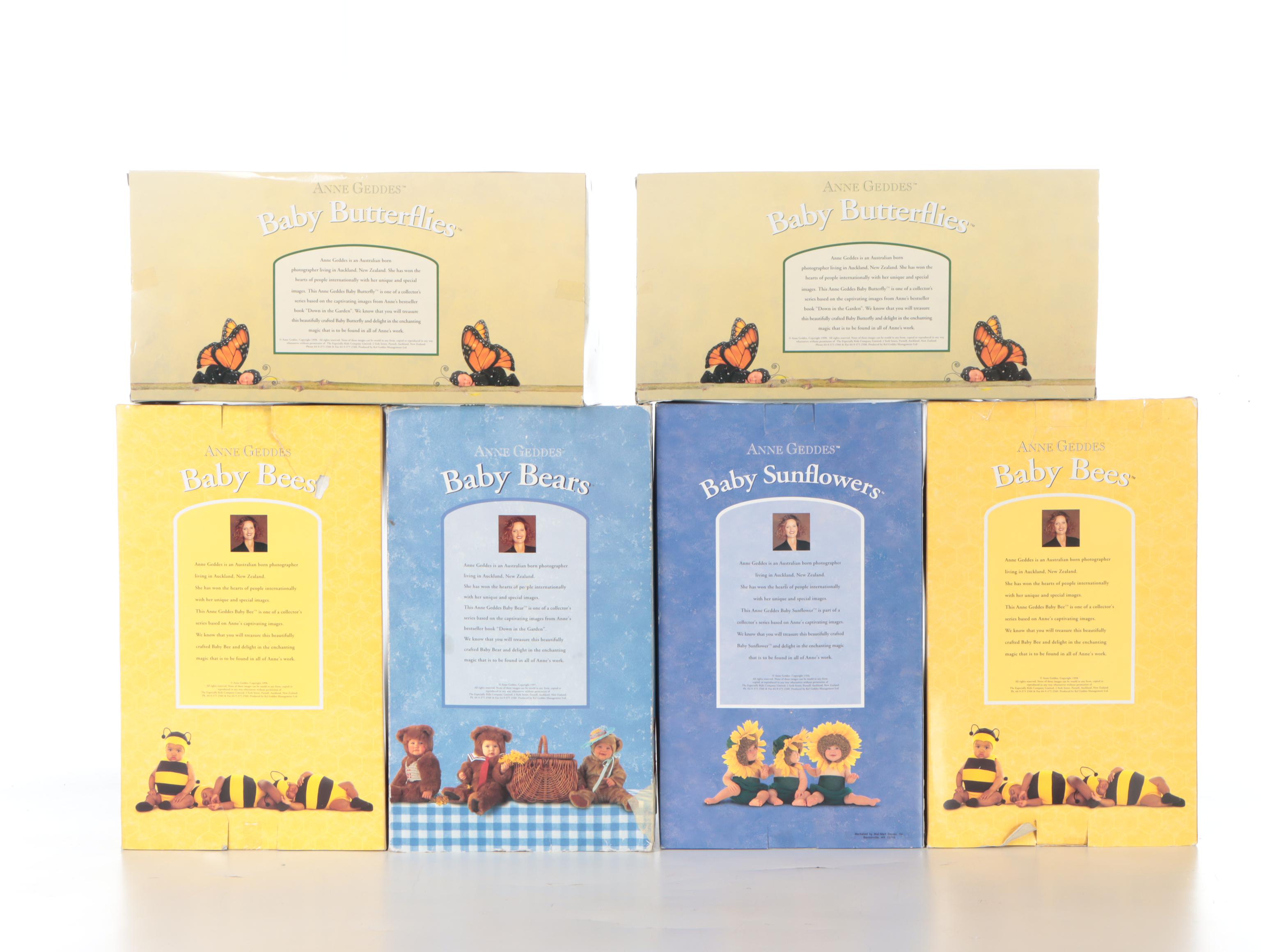 Ashton Drake Galleries Porcelain Doll with Anne Geddes and Other Costumed Dolls