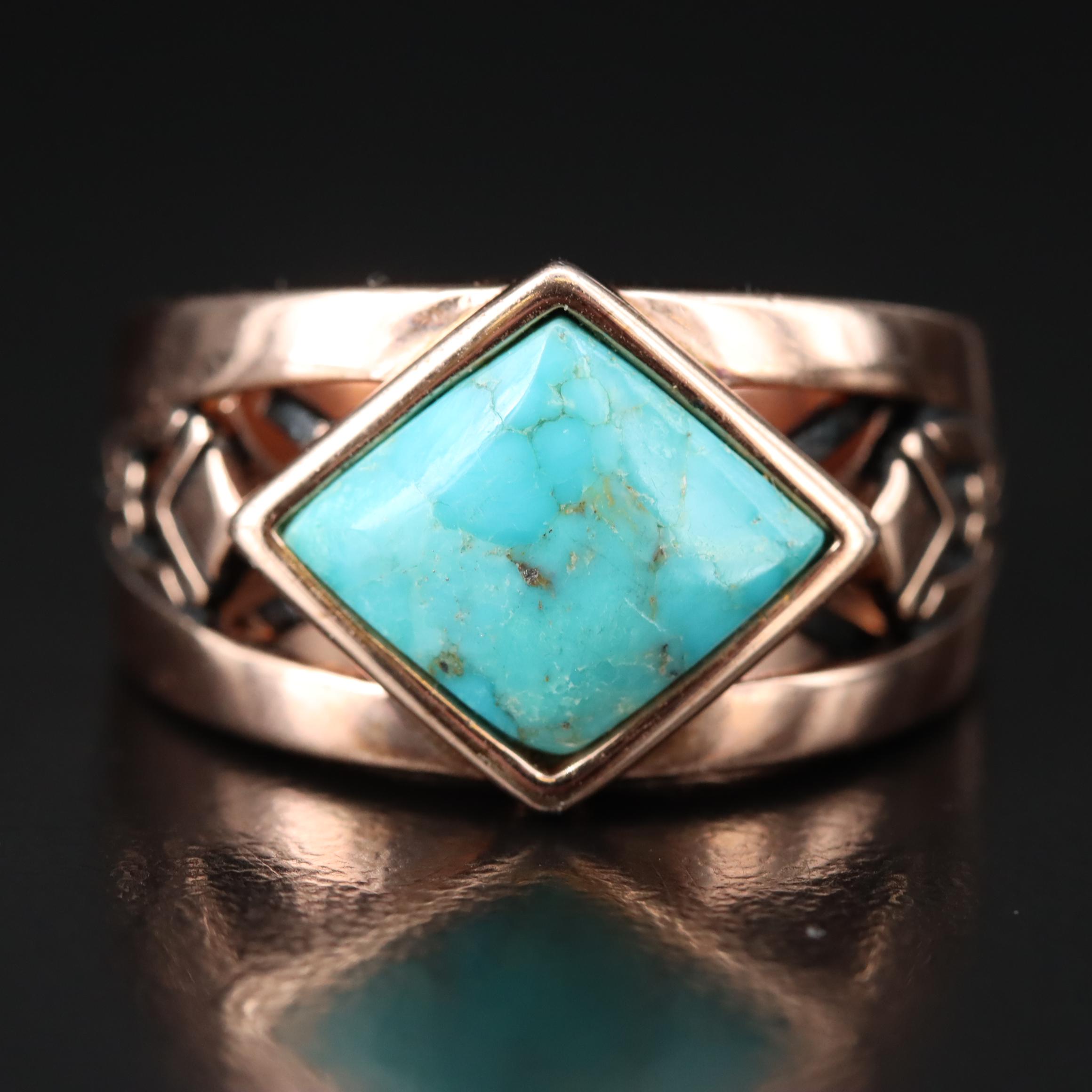 Composite Turquoise Ring