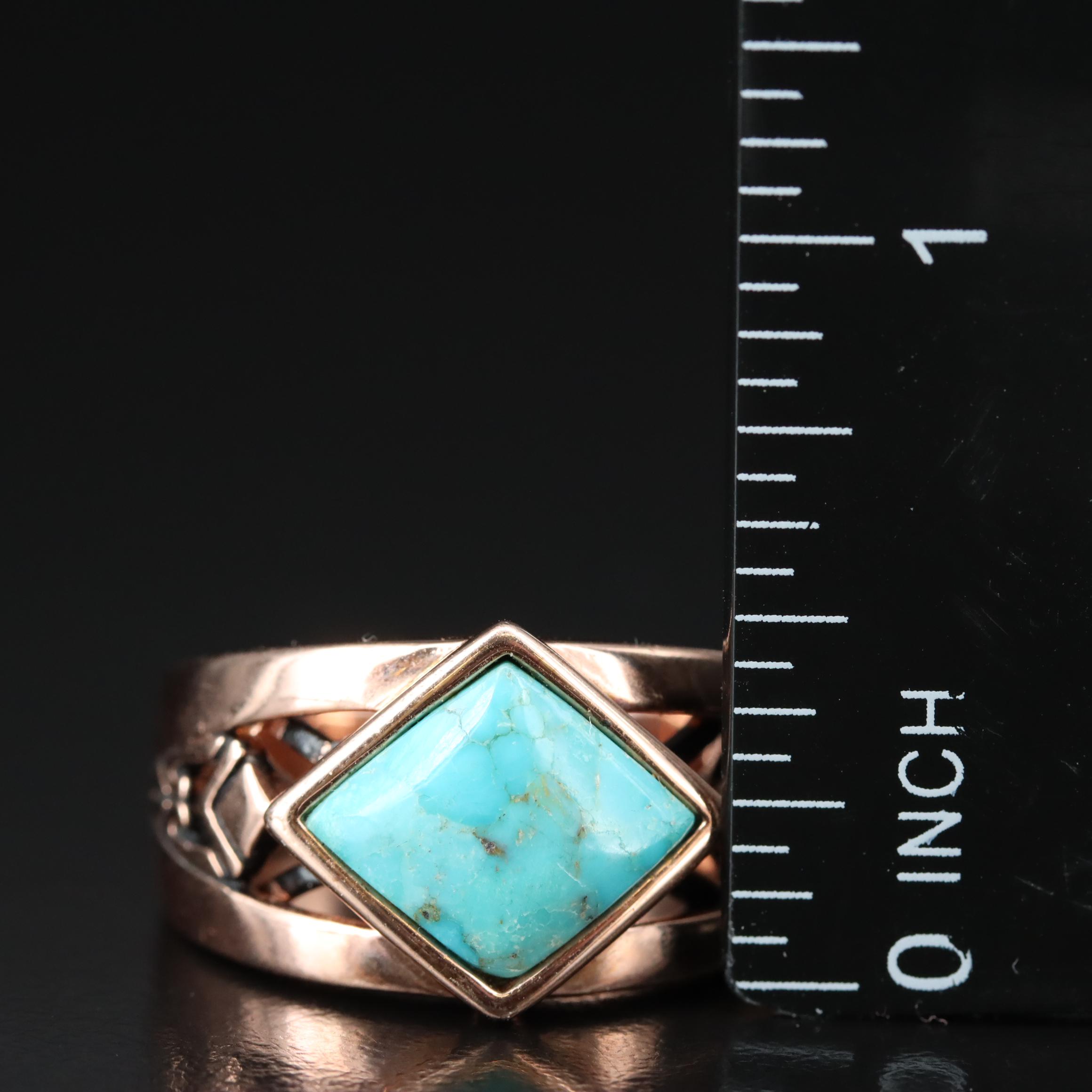 Composite Turquoise Ring