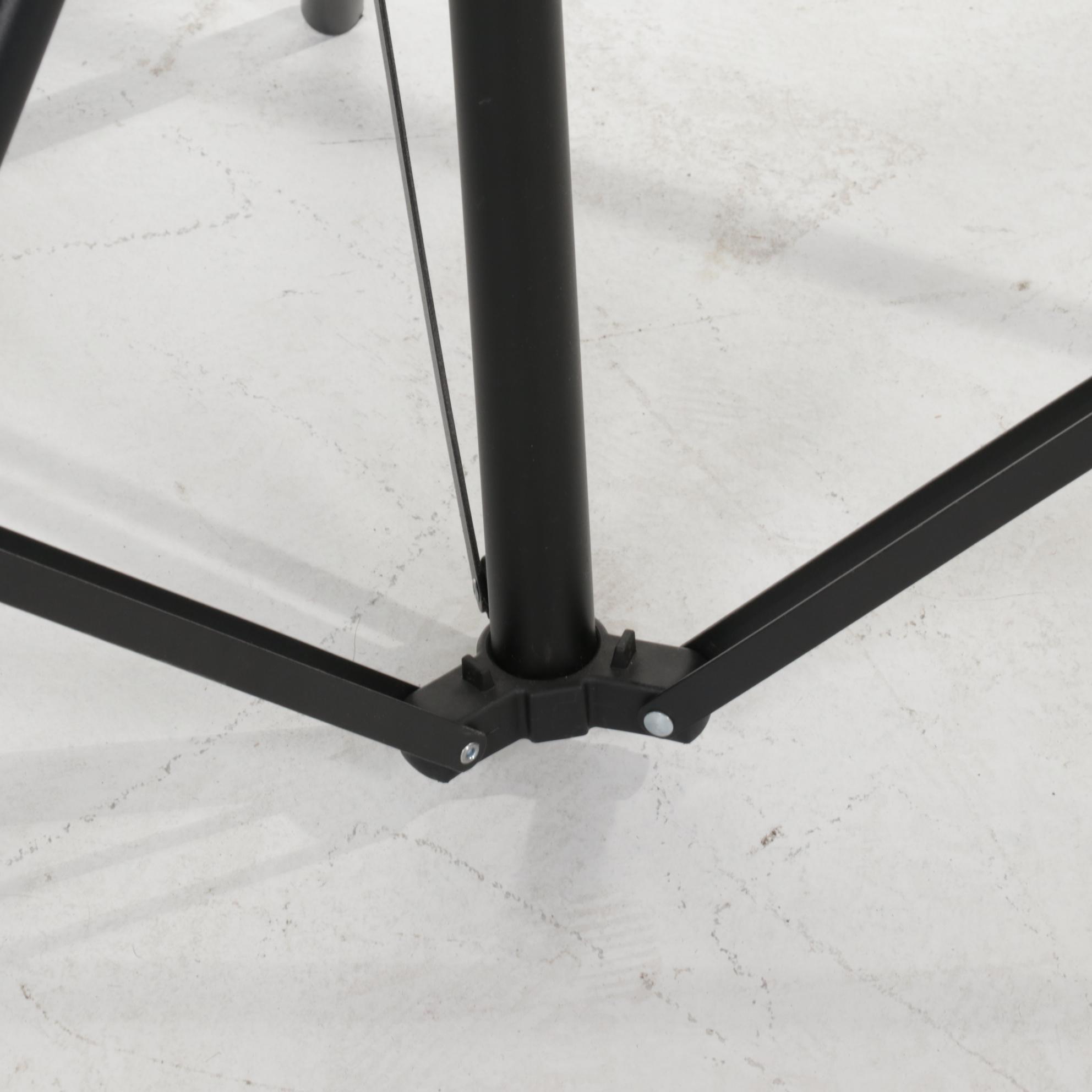 Three Adjustable-Height Studio Photography Light Stands