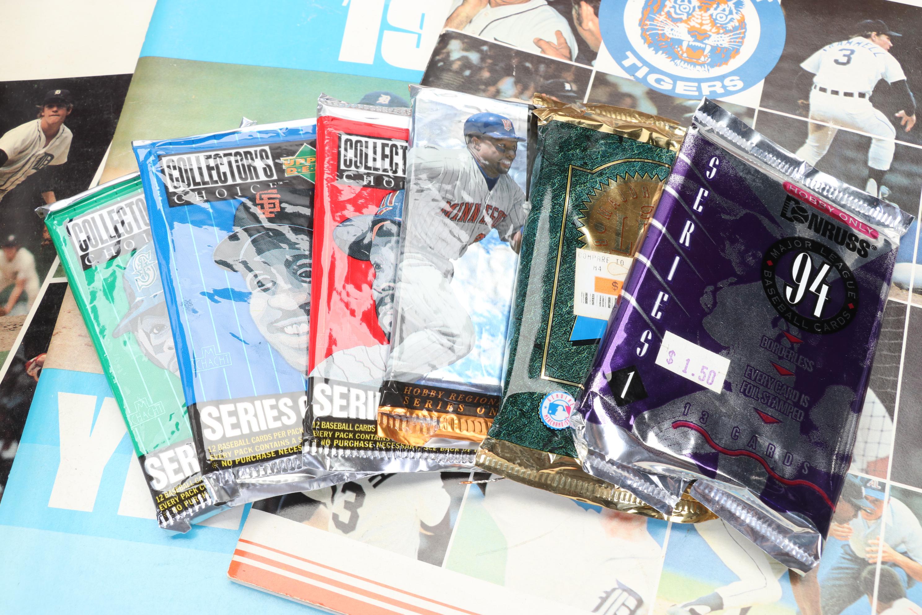 Baseball Cards and Other Memorabilia, Late 20th Century