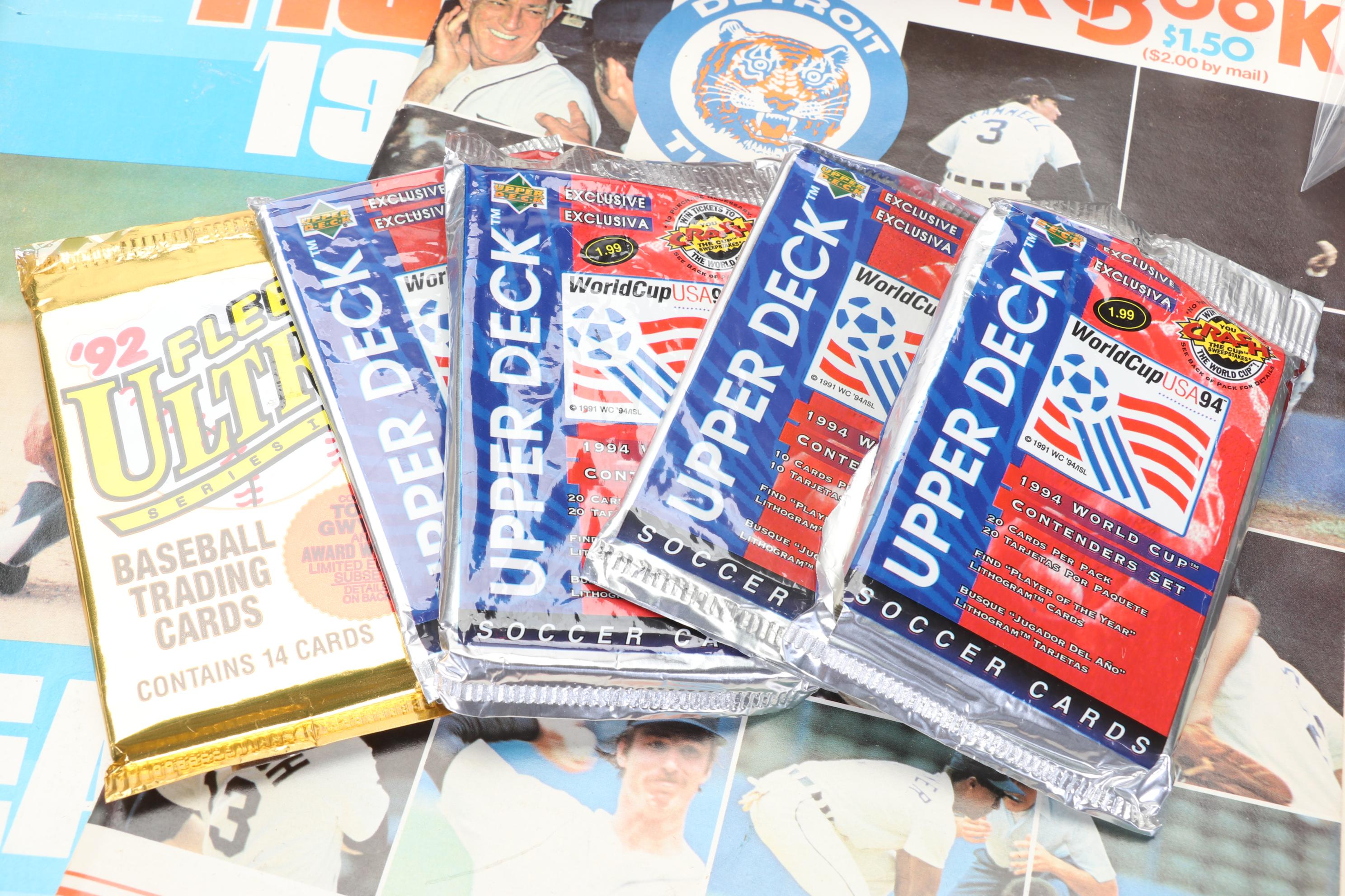 Baseball Cards and Other Memorabilia, Late 20th Century