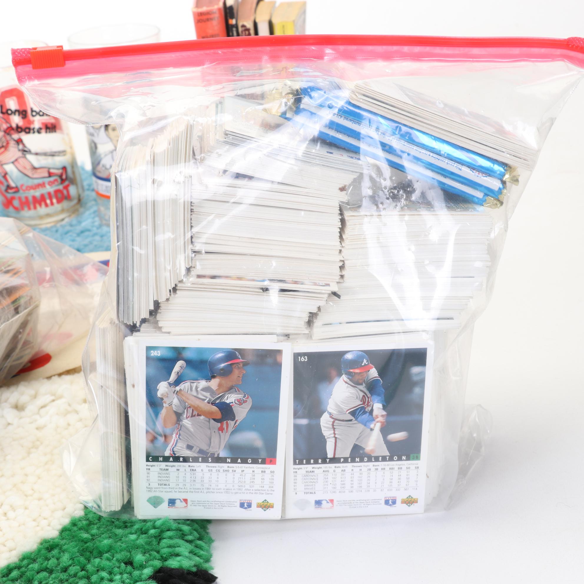 Baseball Cards and Other Memorabilia, Late 20th Century