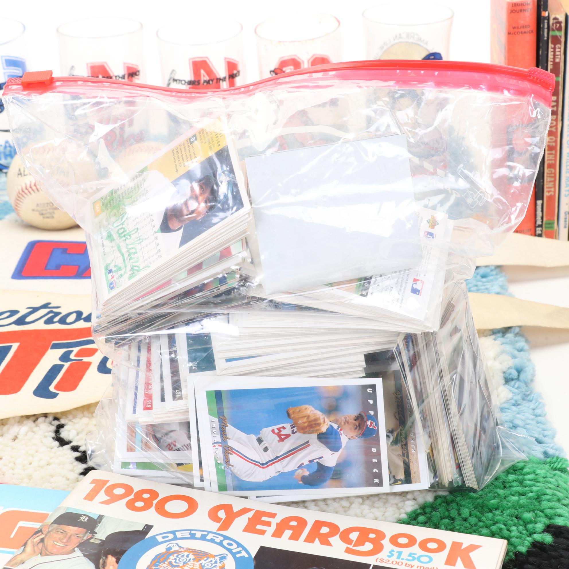 Baseball Cards and Other Memorabilia, Late 20th Century