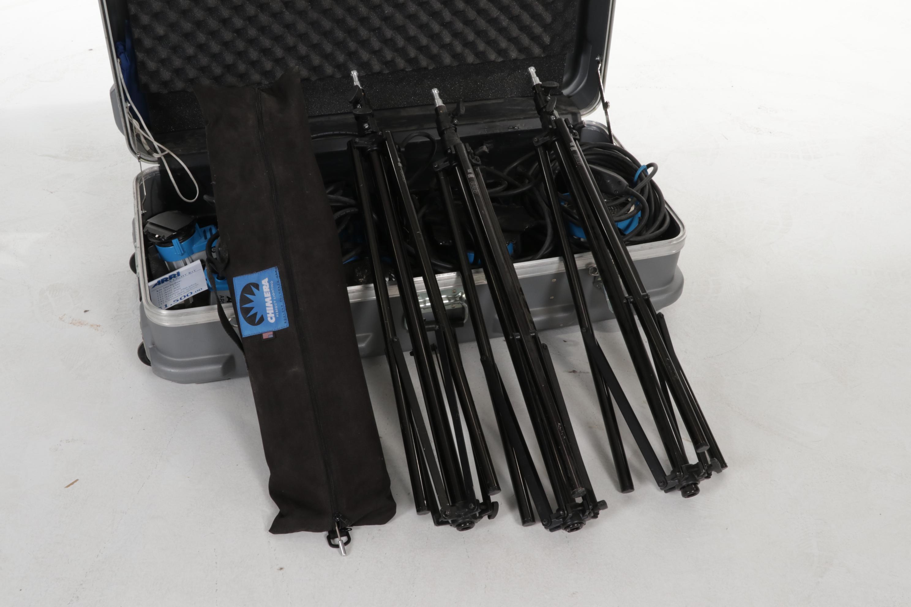 ARRI Junior Series and Arrilite 750 Studio Lighting Kit in Hardshell Case