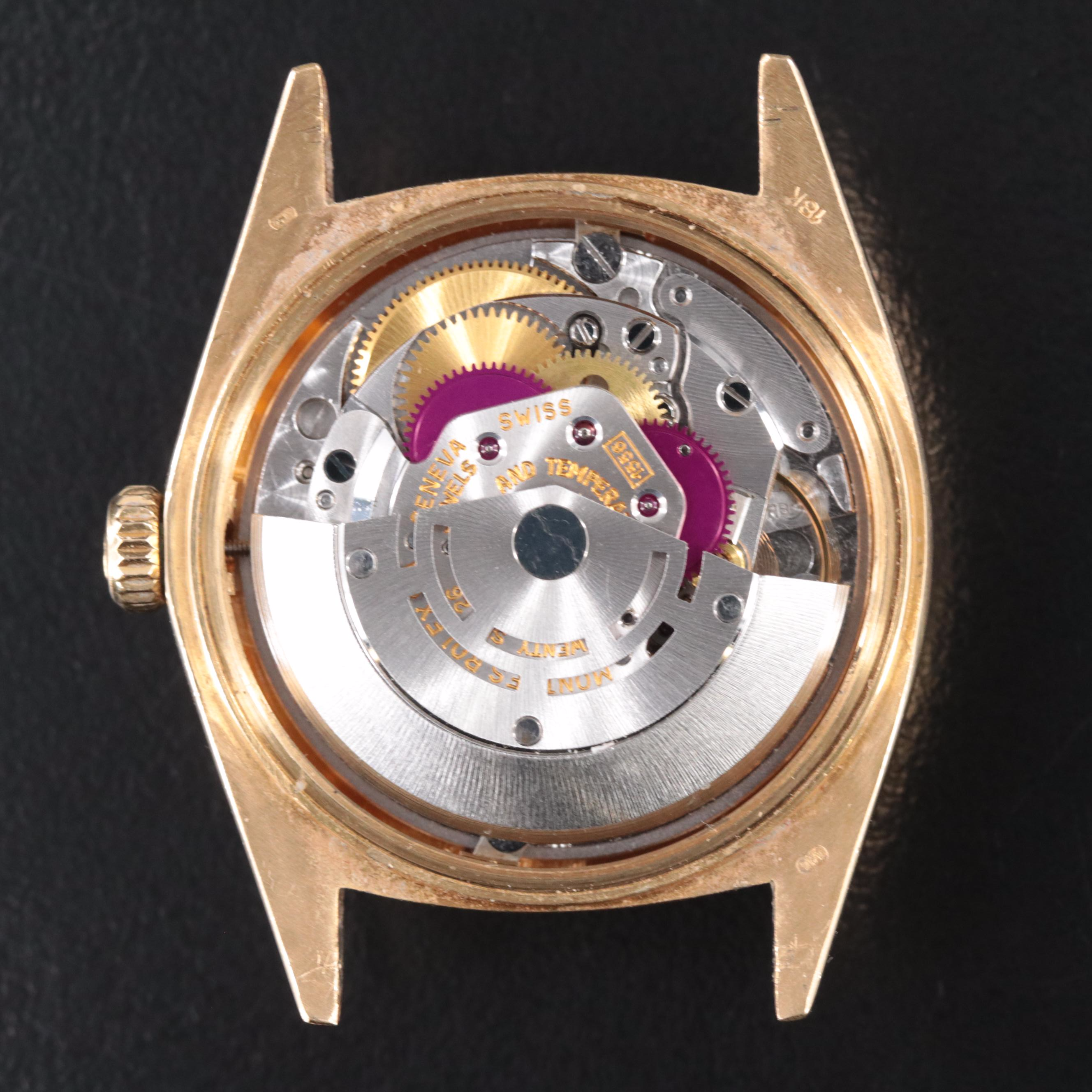 1974 Rolex Custom Diamond Dial Day-Date Watch