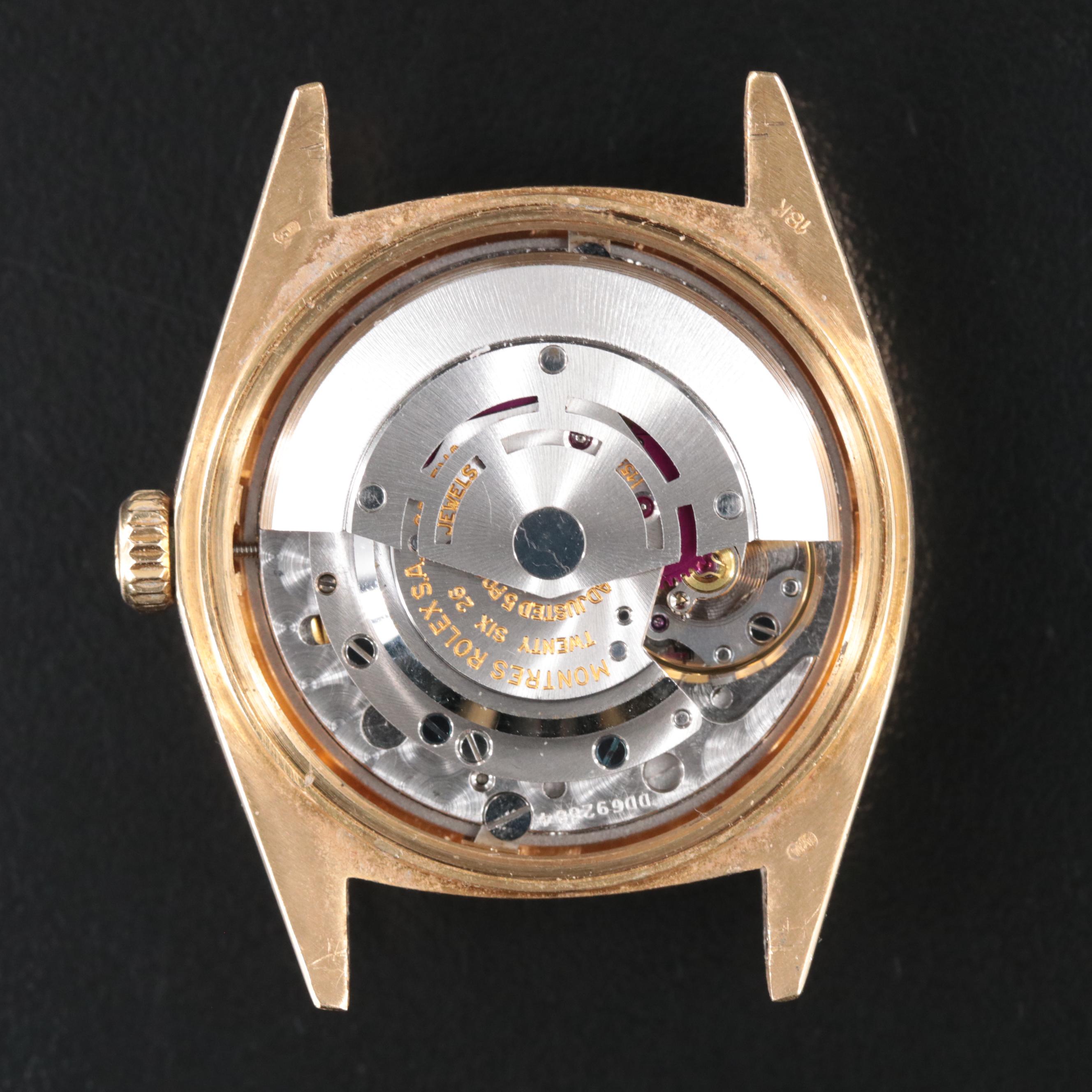 1974 Rolex Custom Diamond Dial Day-Date Watch