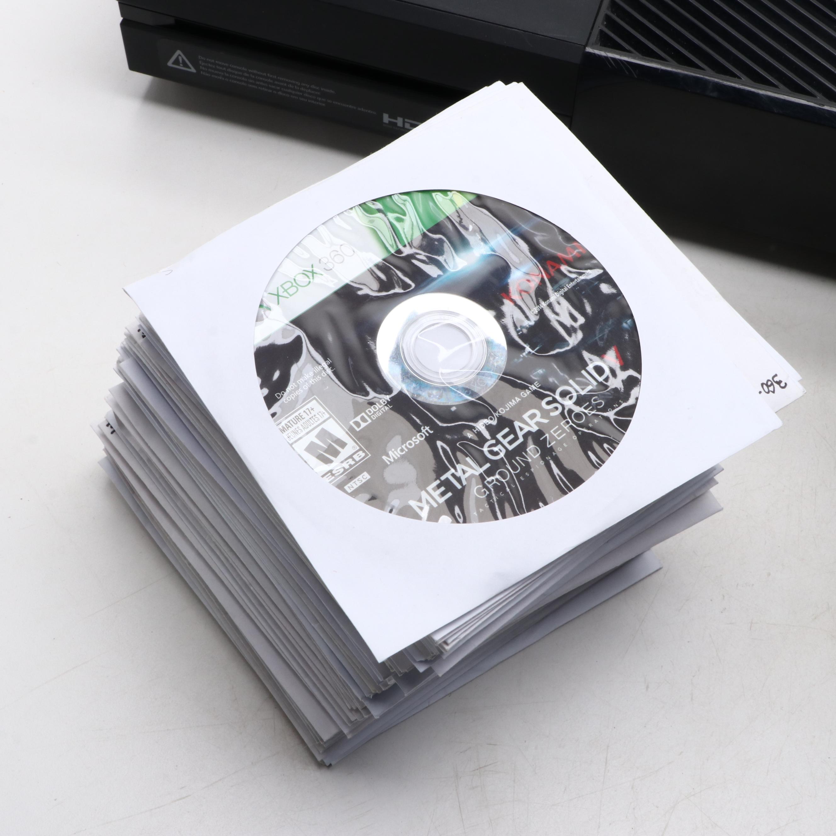 Microsoft Xbox One and Xbox 360 Consoles with Kinects, Games, and