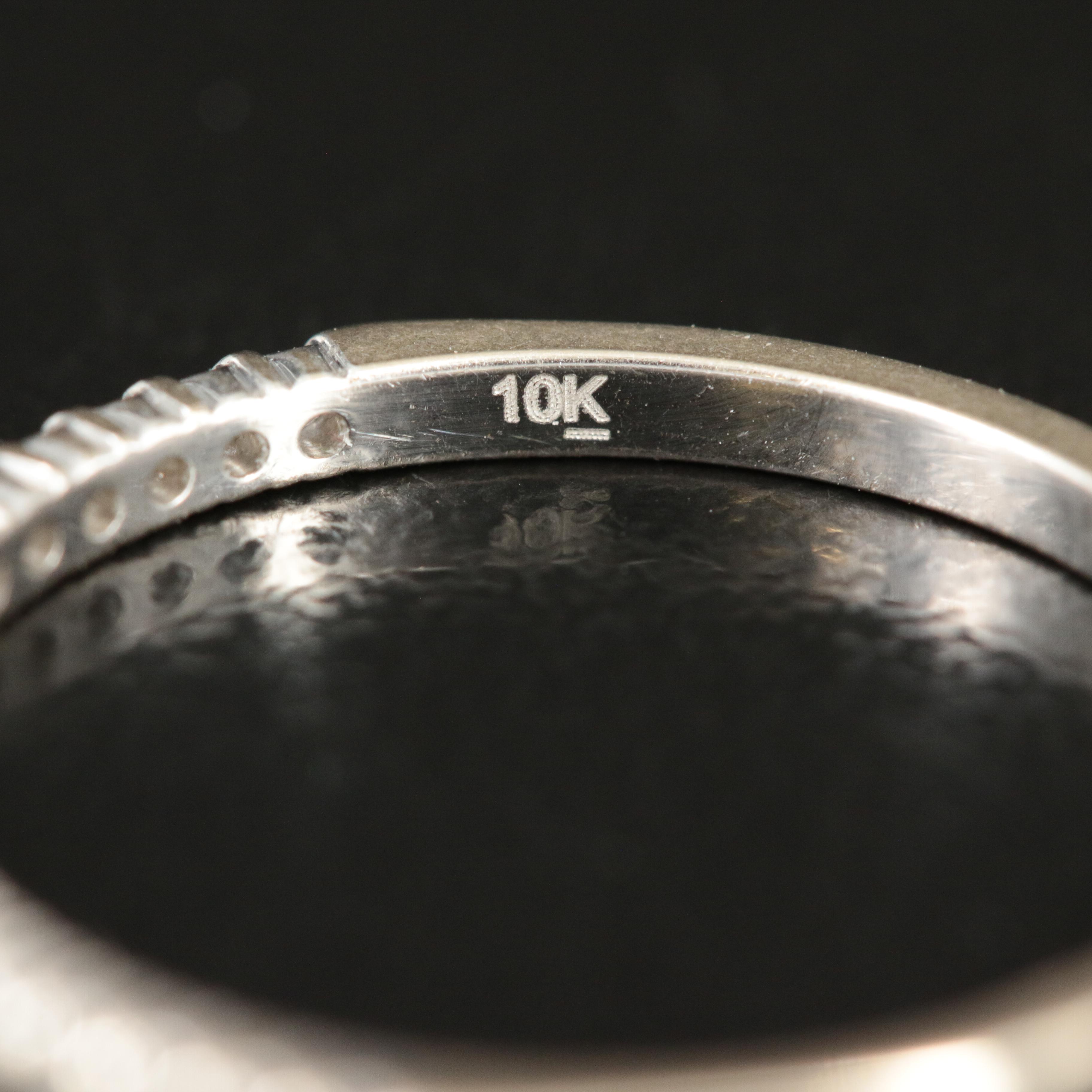 10K 0.10 CTW Diamond Ring