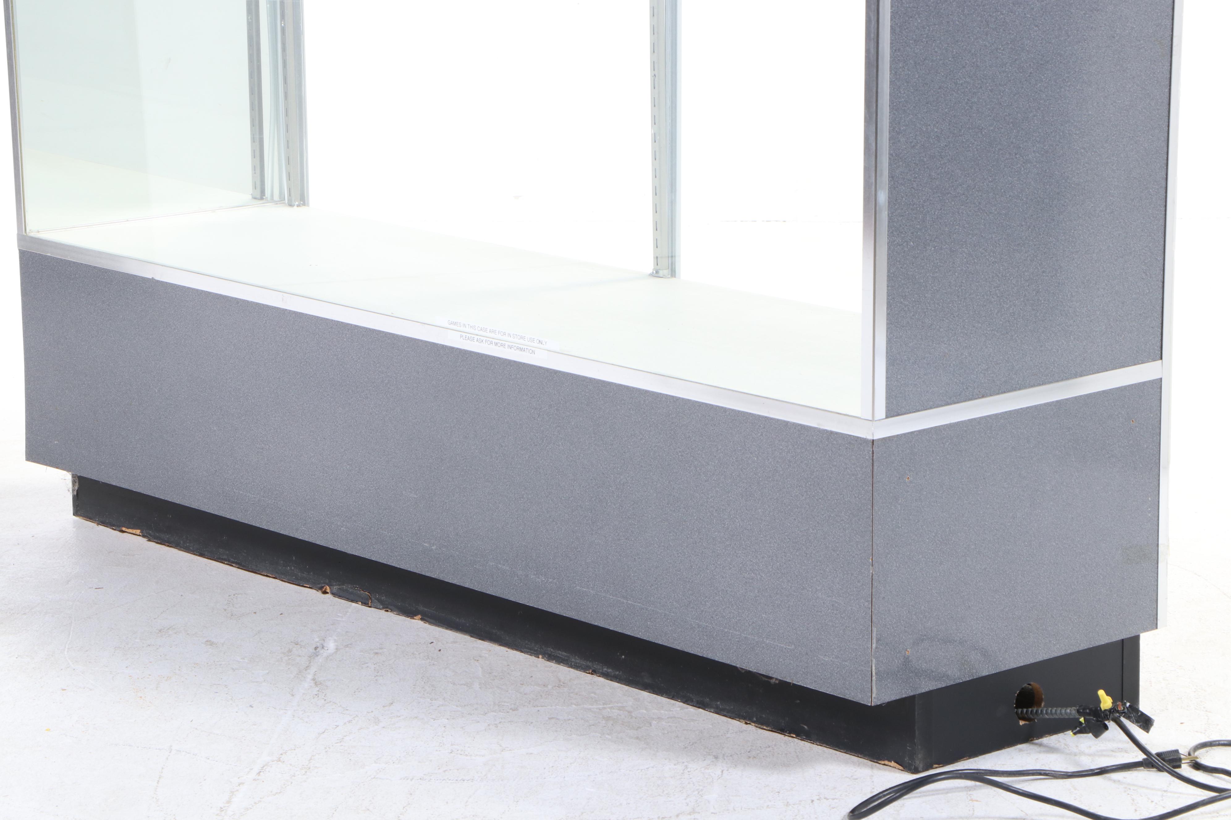 Illuminated Glass Front Display Cabinet
