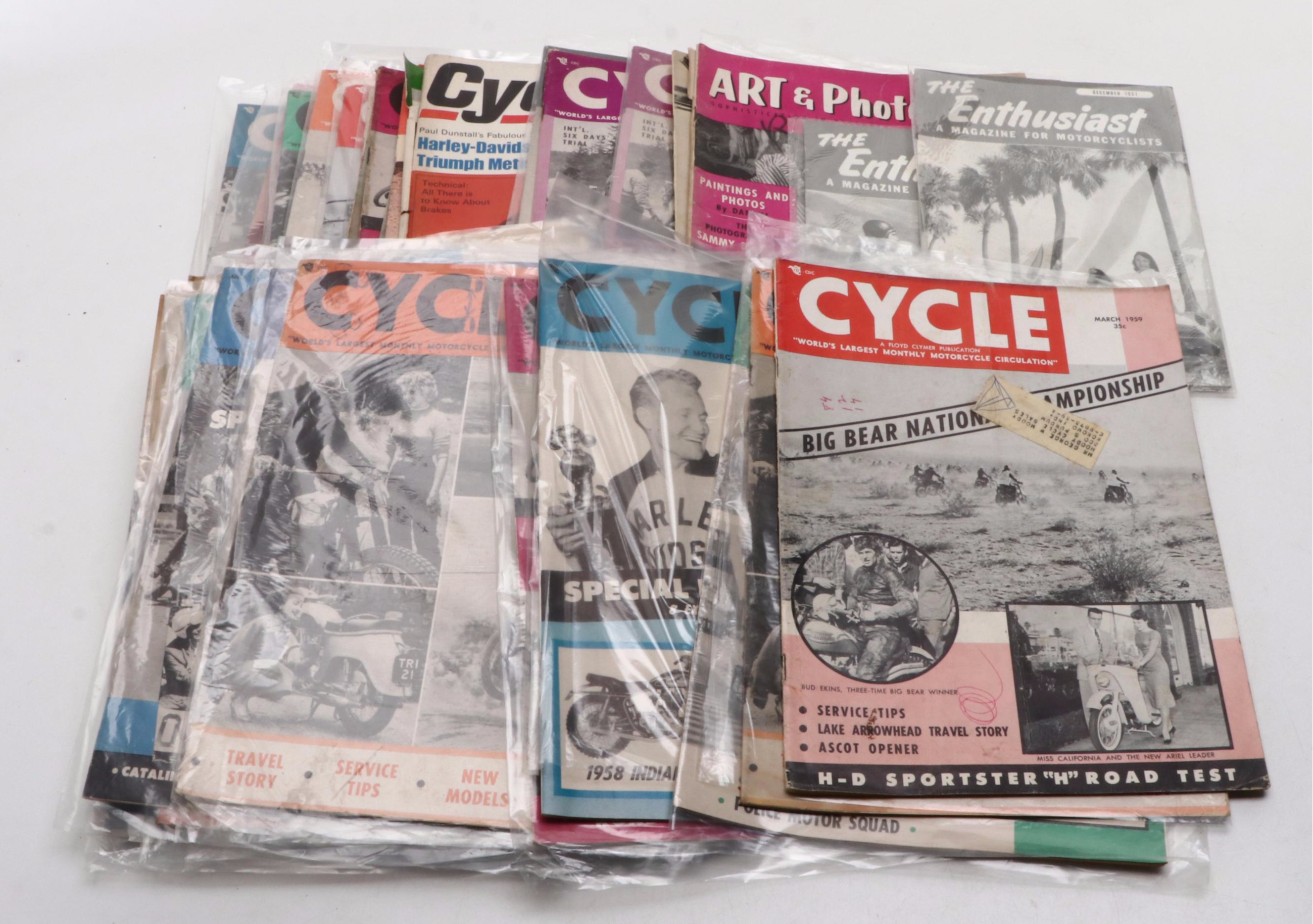 Motorcycle Collector's Books, Vintage Cycle Magazines and More