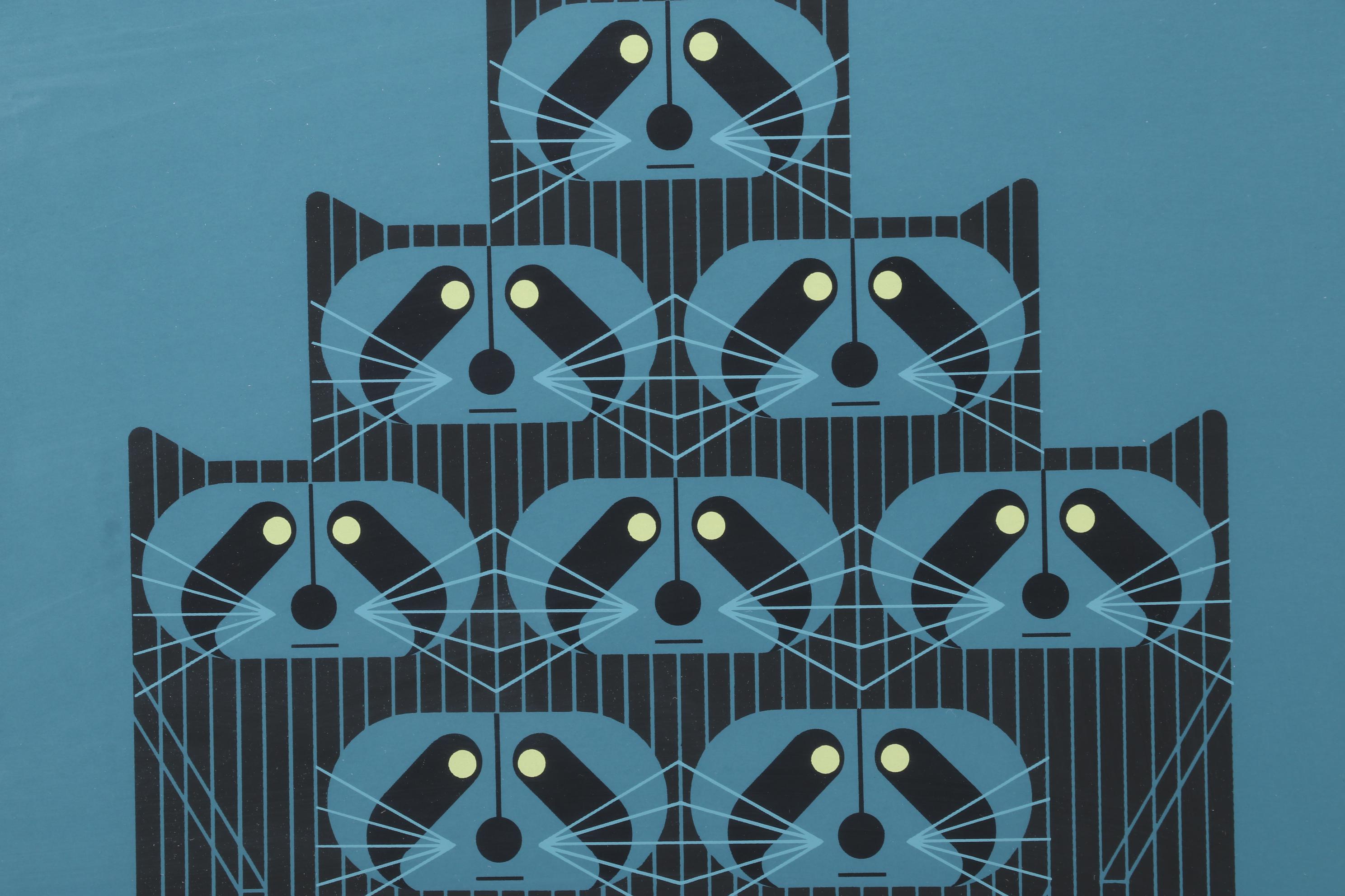 Charley Harper Serigraph "Raccpack," 1975