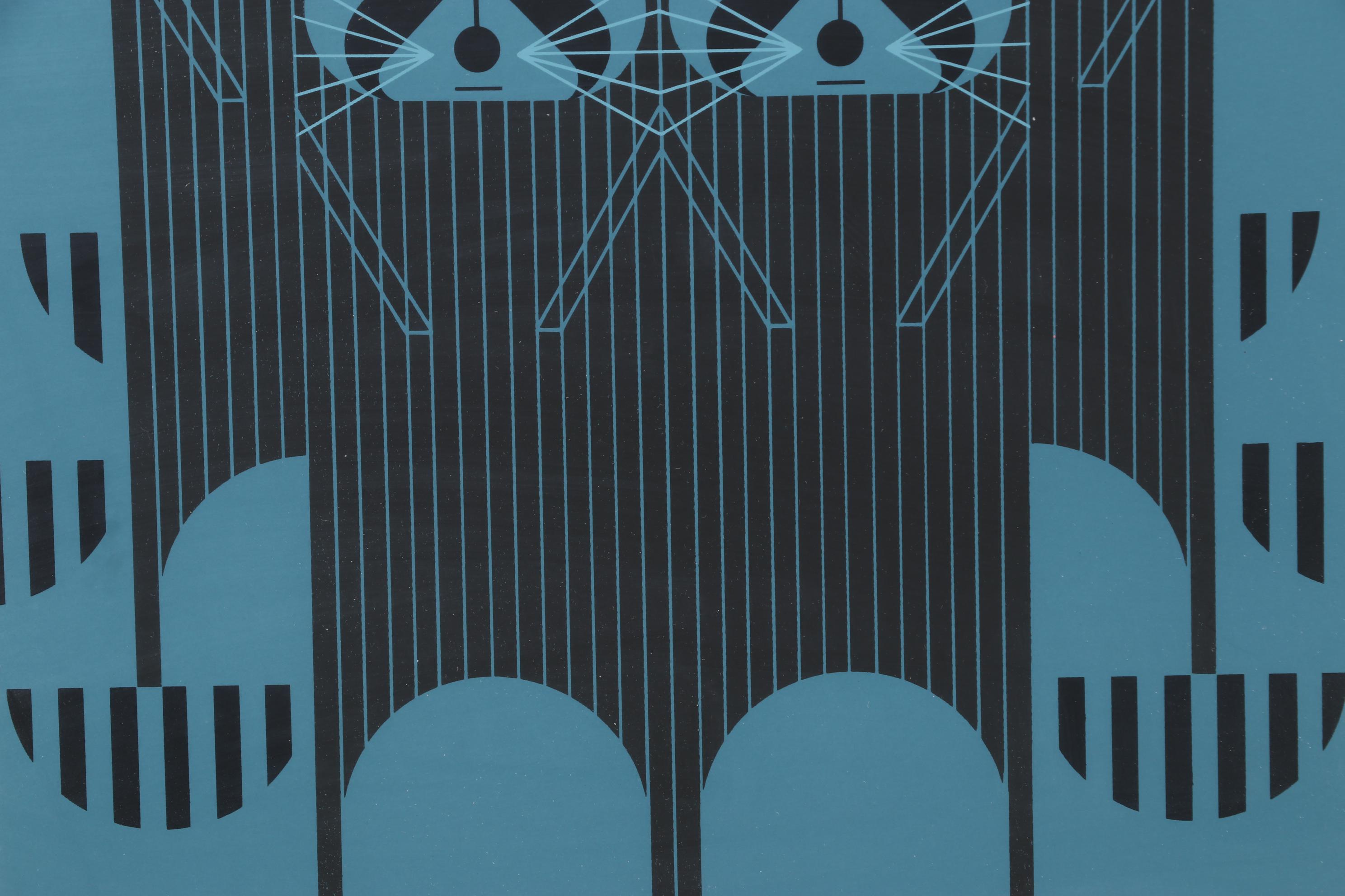 Charley Harper Serigraph "Raccpack," 1975