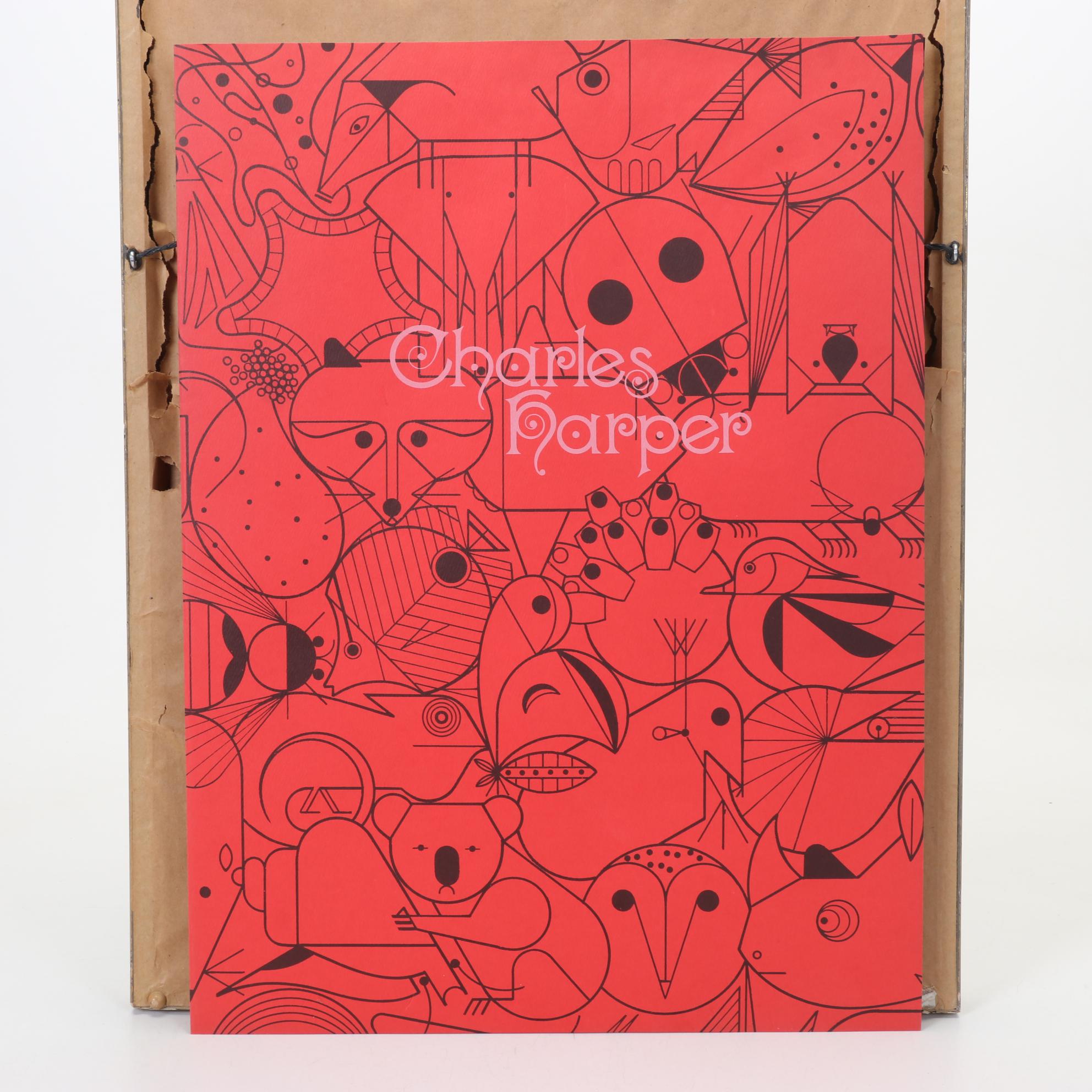 Charley Harper Serigraph "Raccpack," 1975