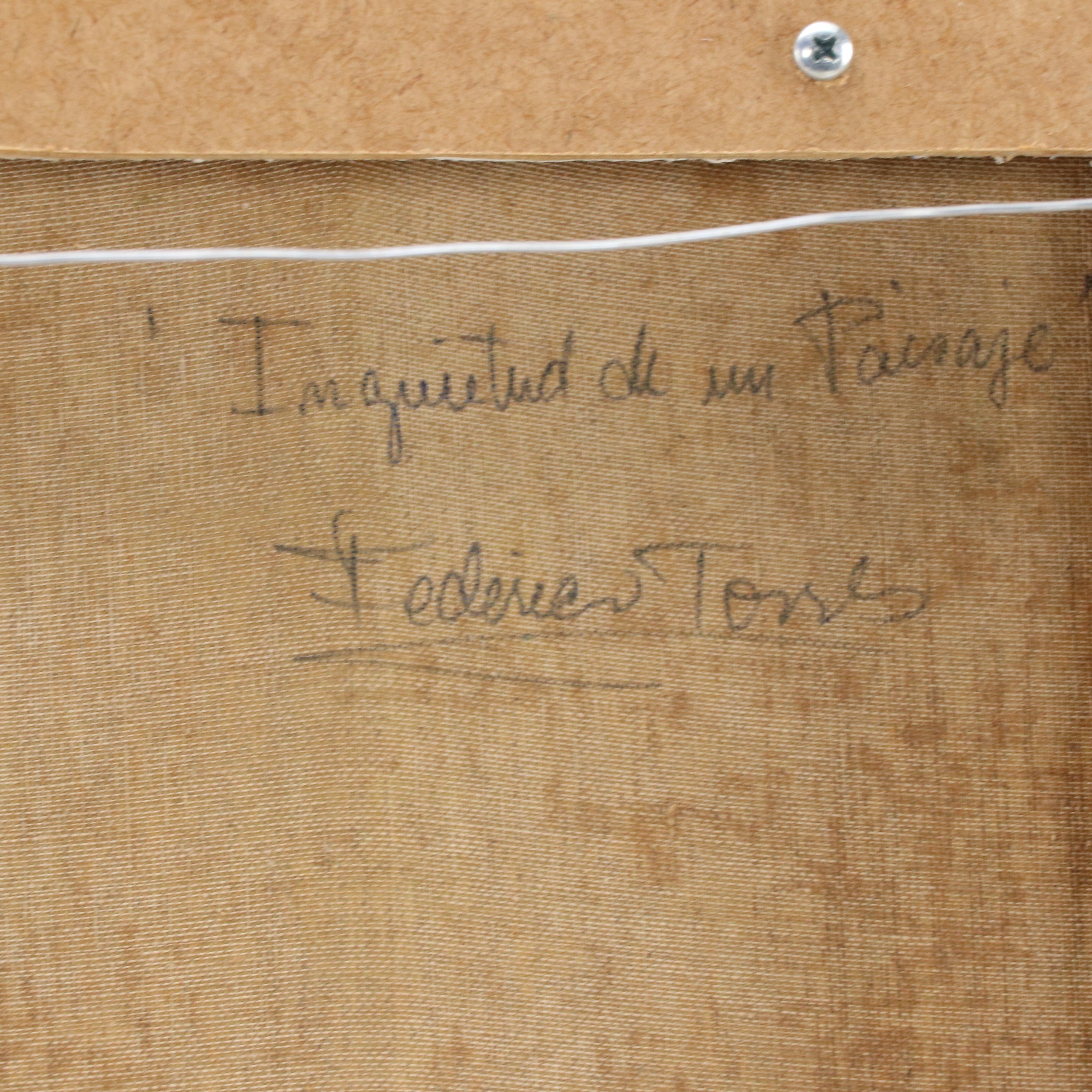 Federico Torres Impasto Oil Painting of Tropical Landscape