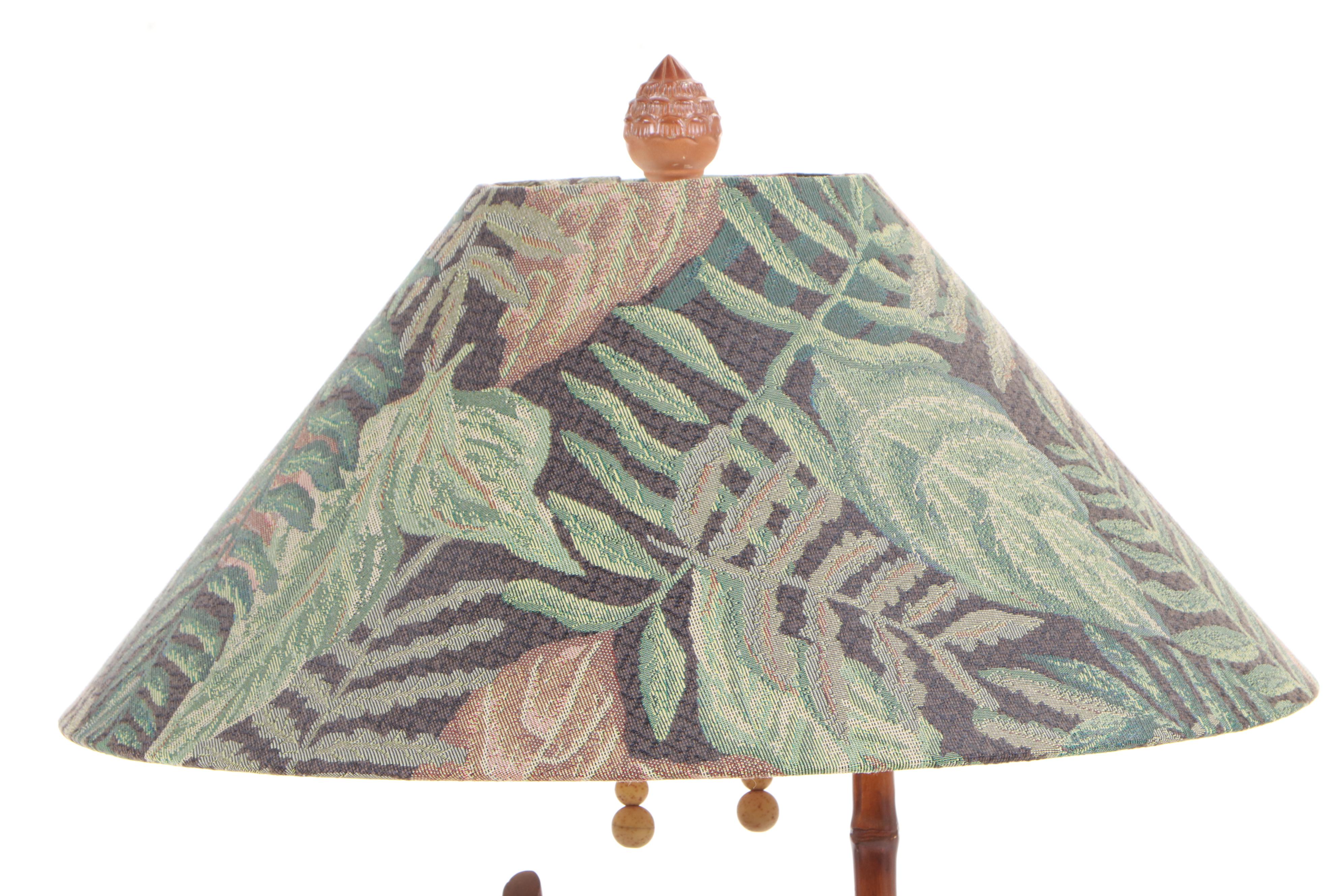 Frederick Cooper Parrot on Faux-Bamboo Perch Floor Lamp