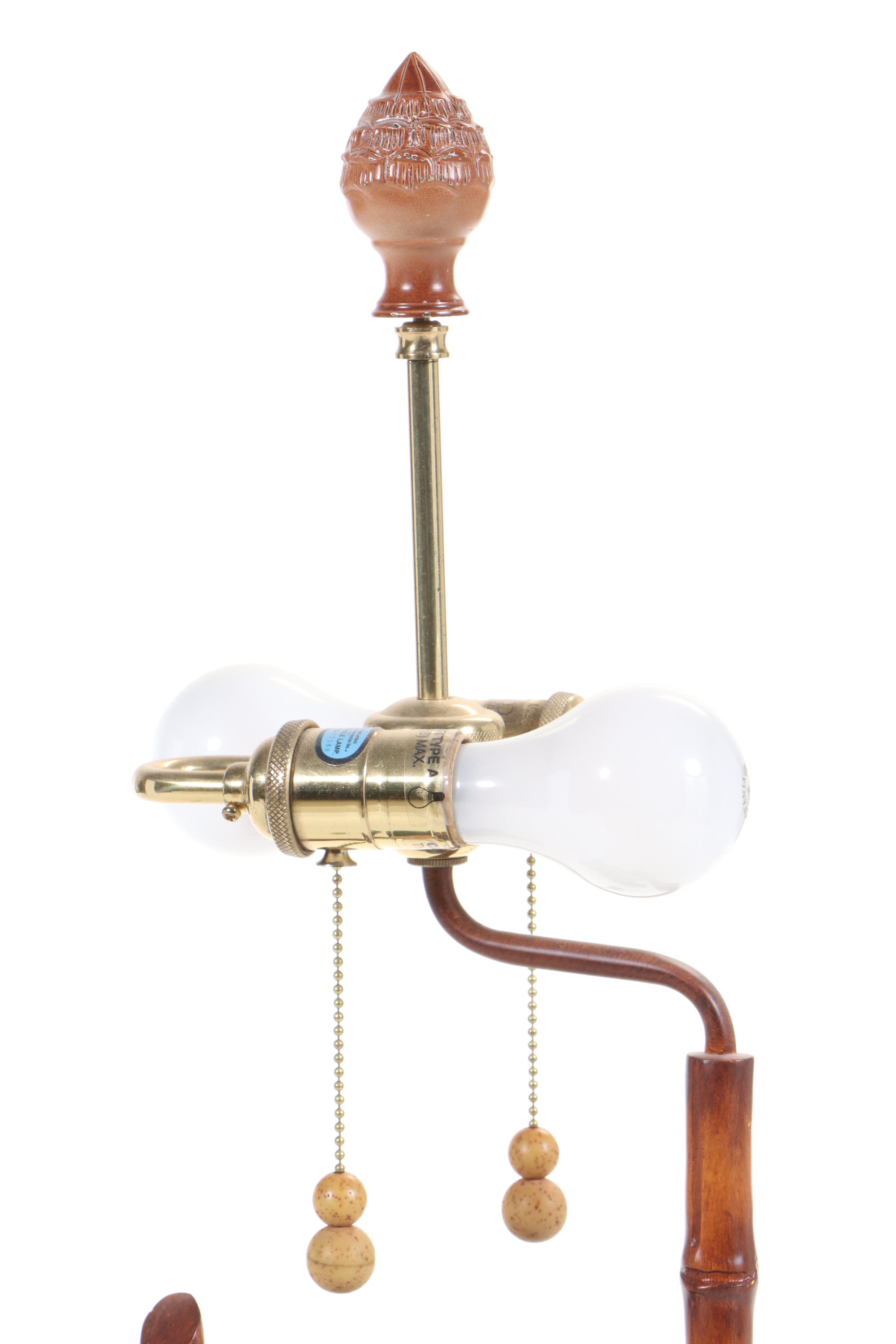 Frederick Cooper Parrot on Faux-Bamboo Perch Floor Lamp