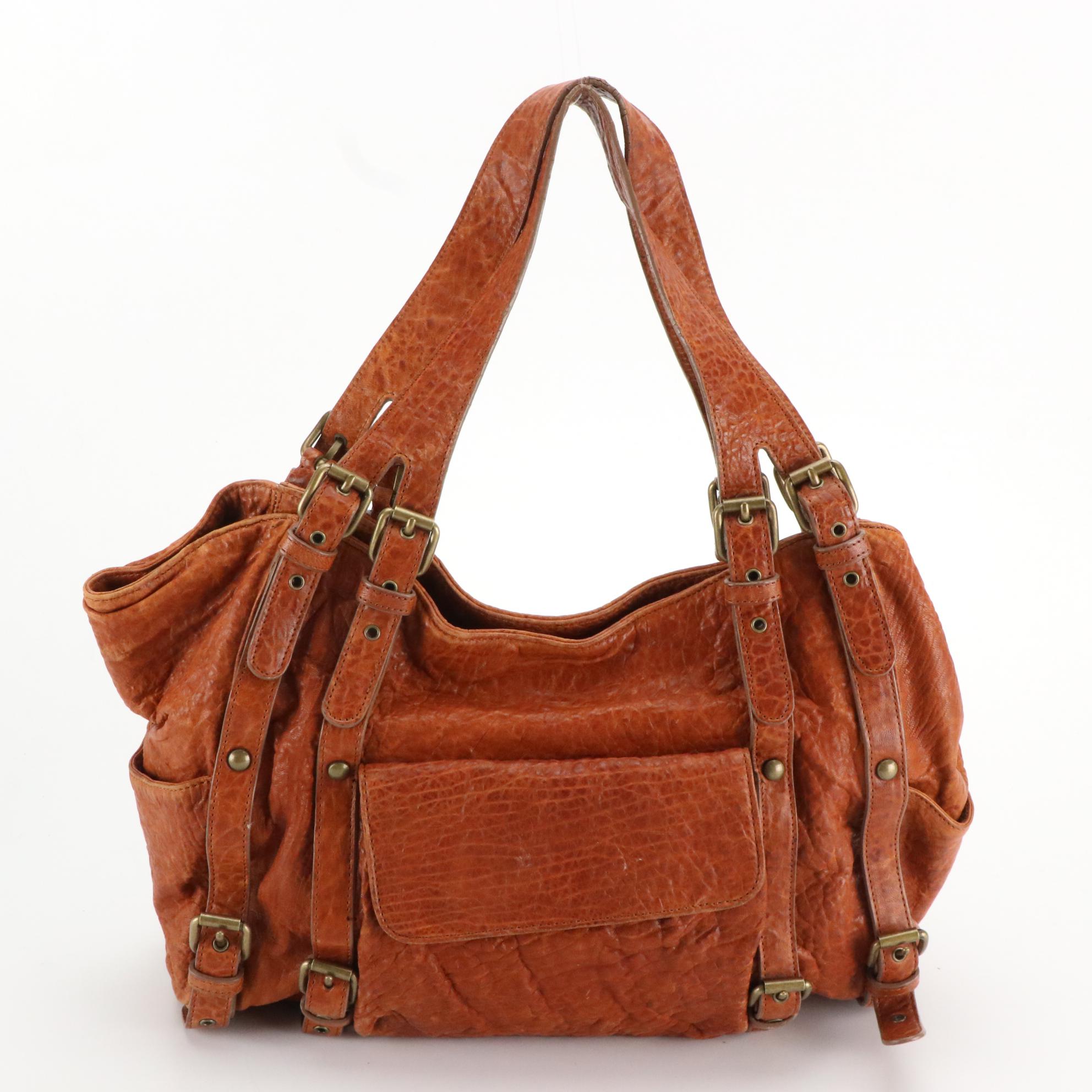 Kooba Jillian and Paige Shoulder Bags in Distressed Leather