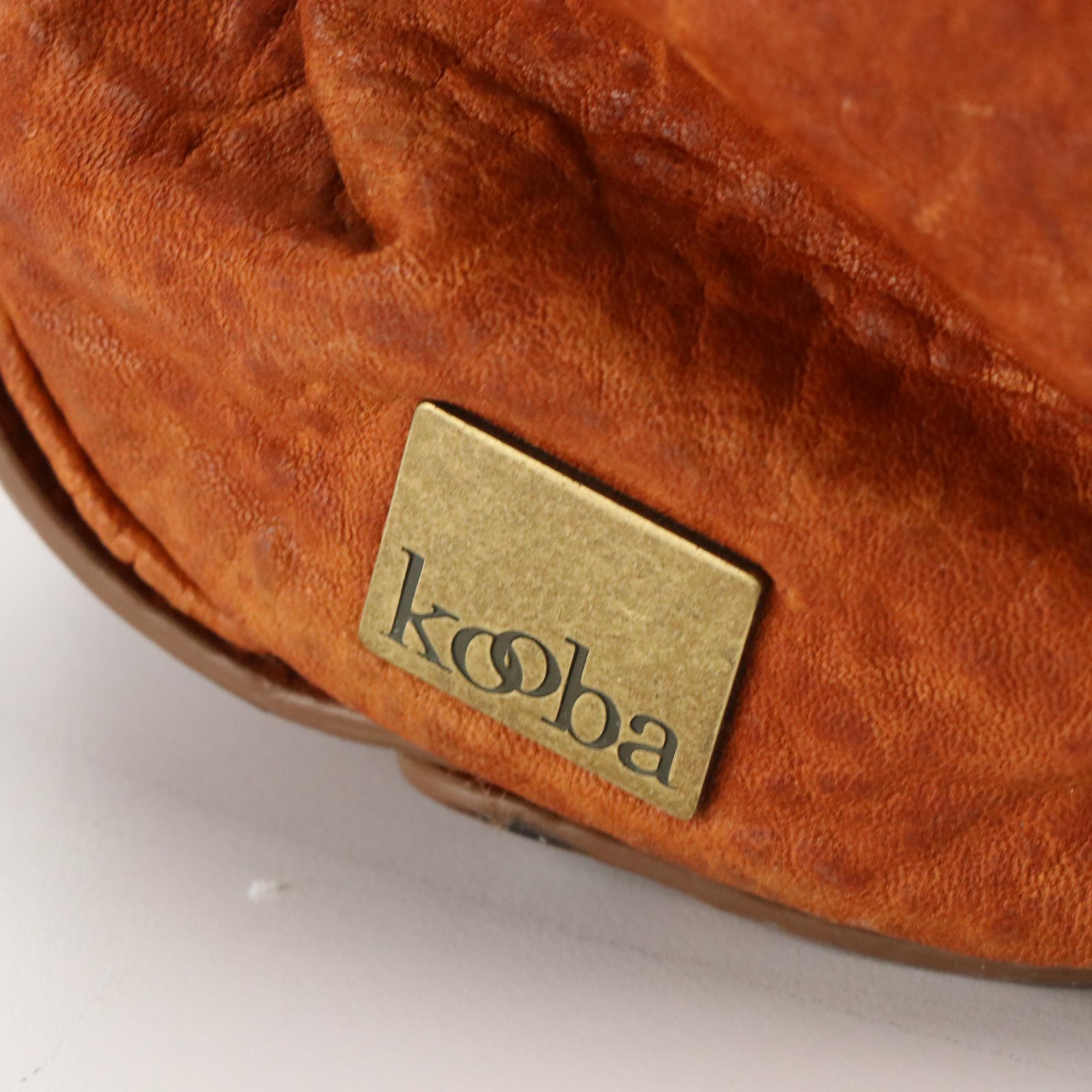 Kooba Jillian and Paige Shoulder Bags in Distressed Leather