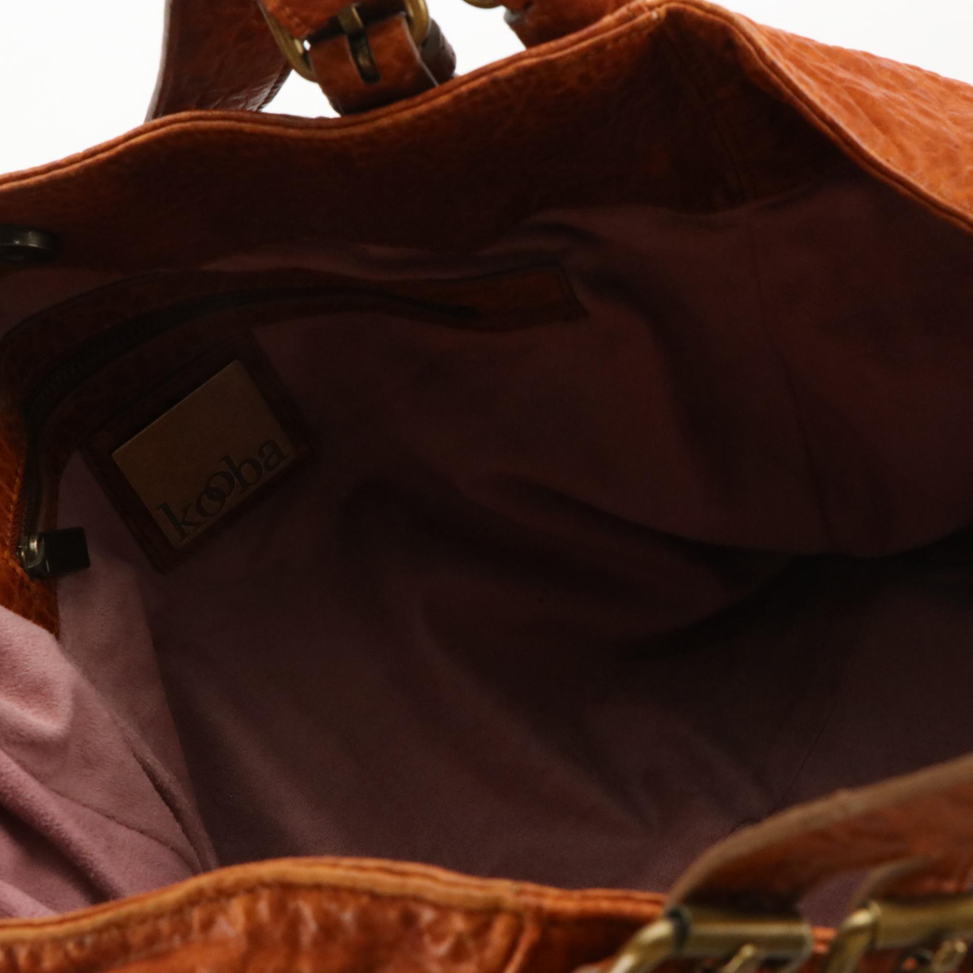 Kooba Jillian and Paige Shoulder Bags in Distressed Leather