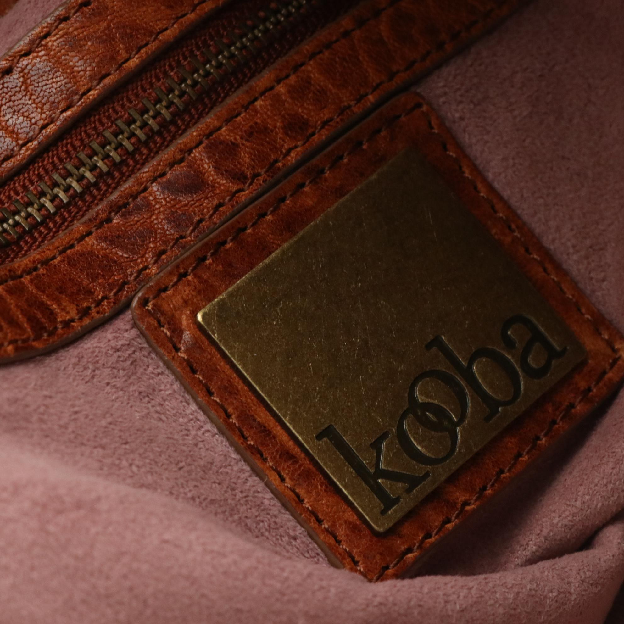 Kooba Jillian and Paige Shoulder Bags in Distressed Leather