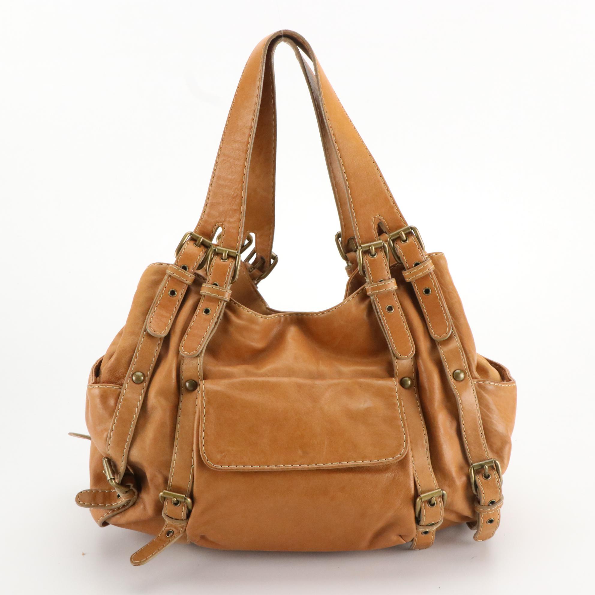 Kooba Jillian and Paige Shoulder Bags in Distressed Leather