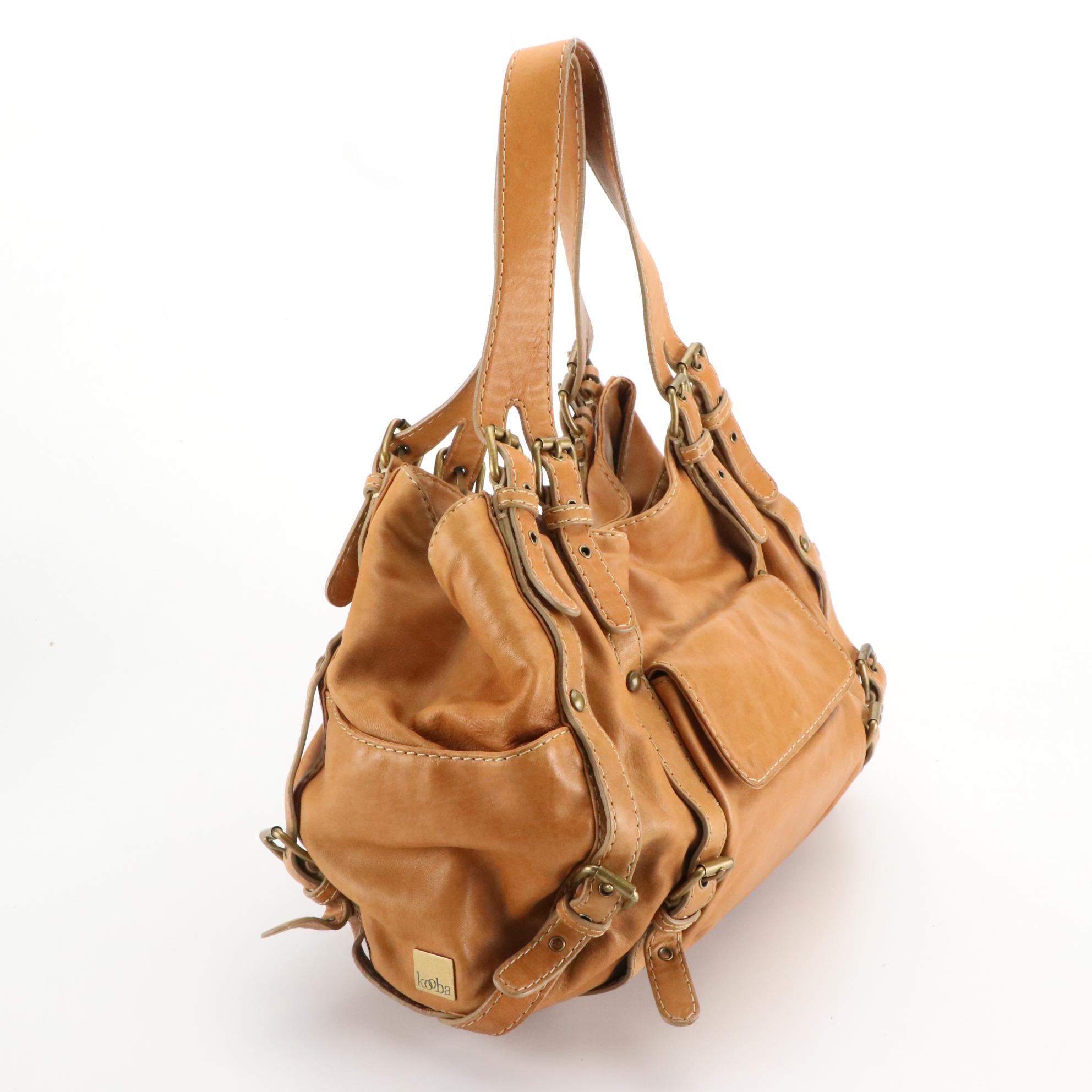 Kooba Jillian and Paige Shoulder Bags in Distressed Leather